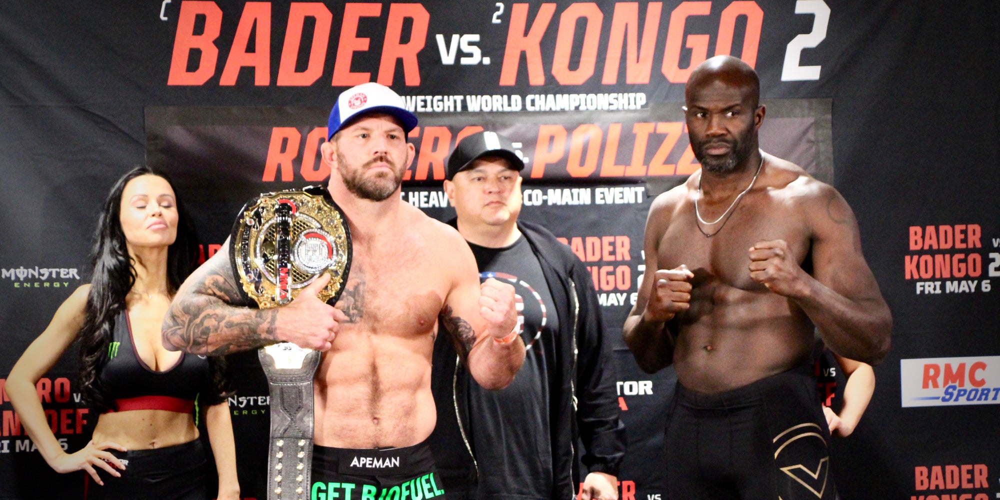 Bader vs. Kongo, LE gros choc de ce Bellator Paris, pour un championnat du monde des poids lourds.