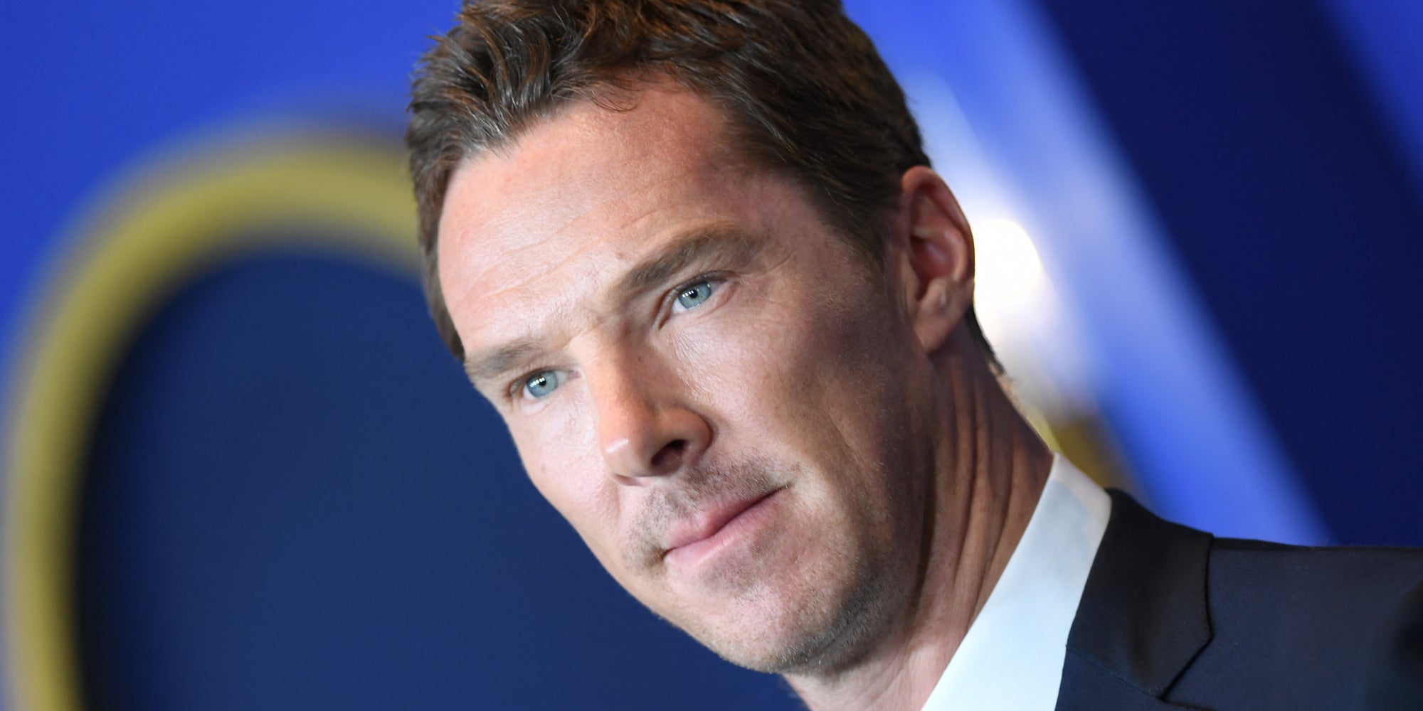 Benedict Cumberbatch lors de la cérémonie des nominations aux Oscars 2022