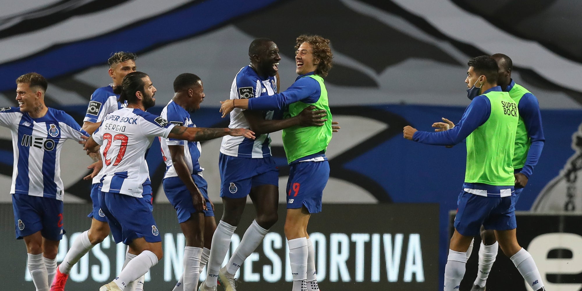 Les joueurs de Porto lors du match contre Boavista, le 23 juin 2020 à Porto