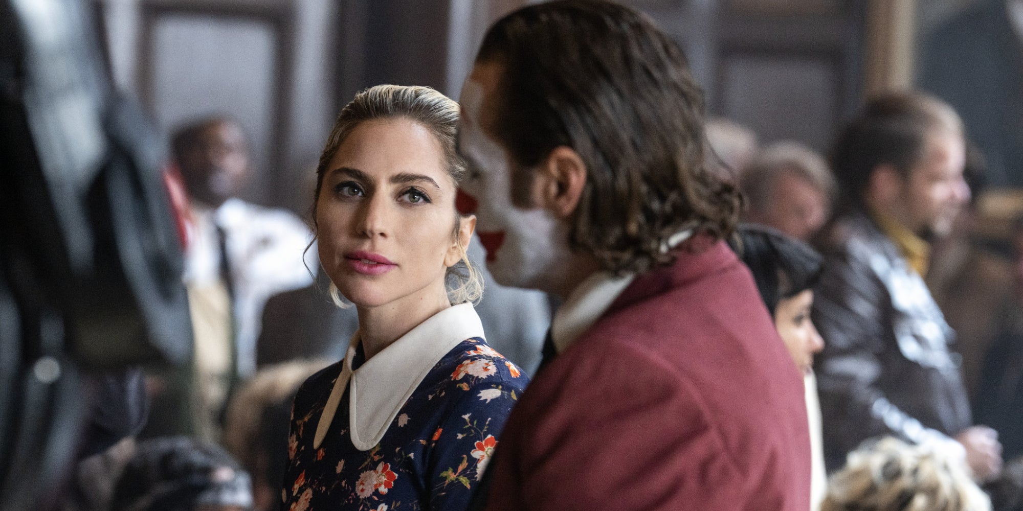 Lady Gaga et Joaquin Phoenix dans ''Joker : Folie à Deux''. 