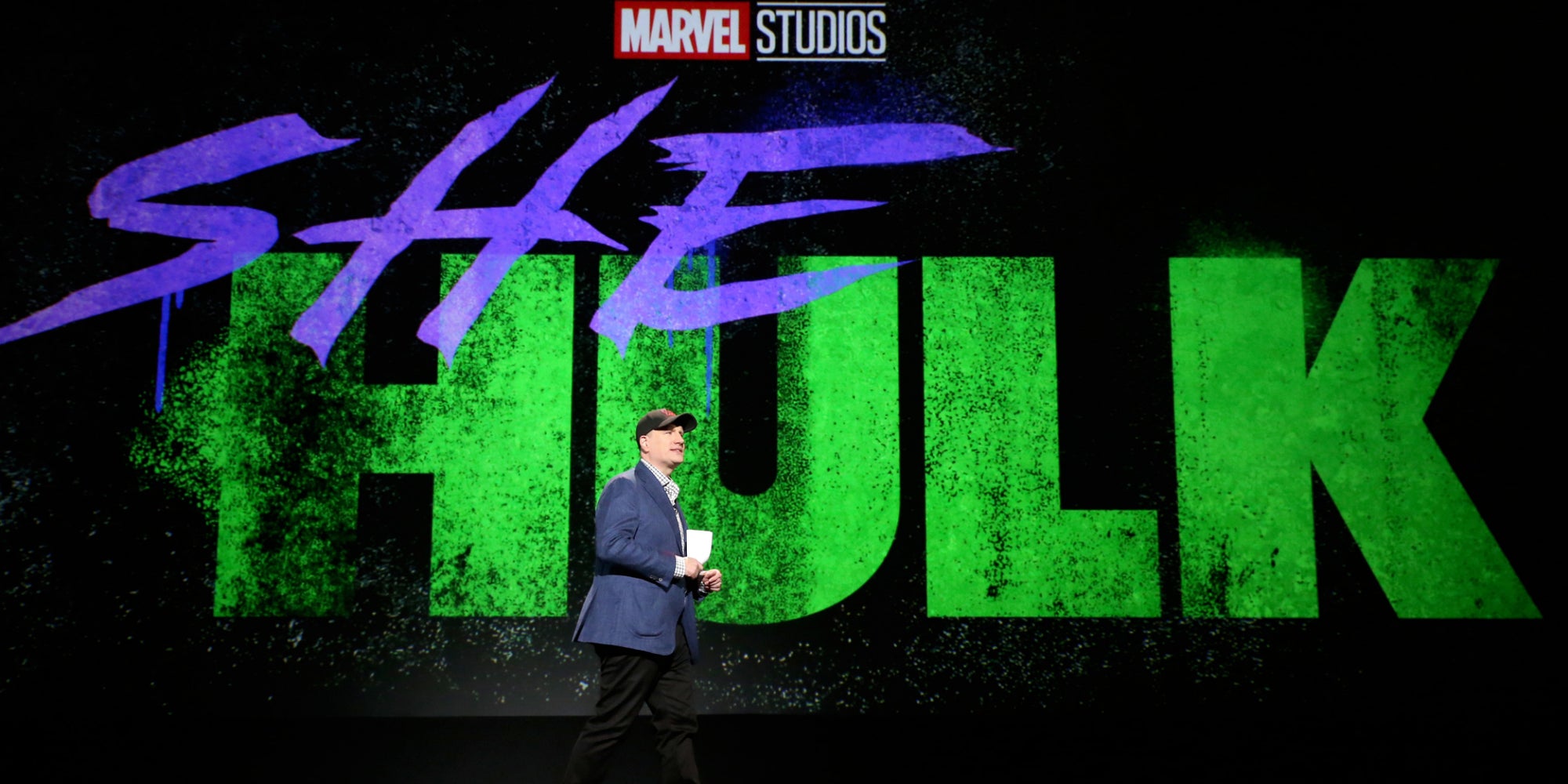 Kevin Feige, président de Marvel Studios, annonce une série centrée sur She-Hulk.