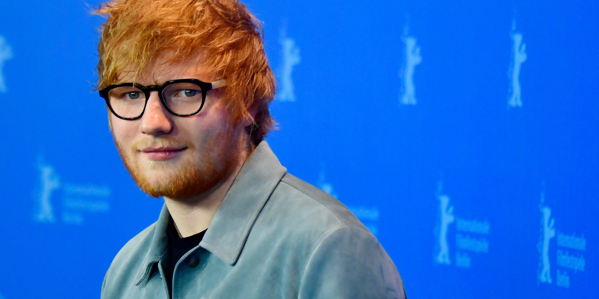 Ed Sheeran au photocall du film "Songwriter" à la 68ème Berlinale, le 23 février 2018.