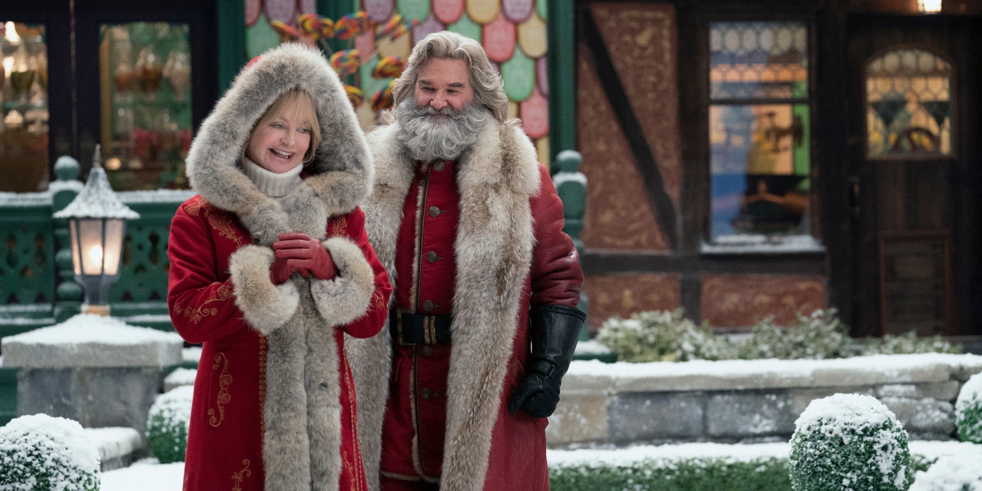 Goldie Hawn accompagne Kurt Russell dans "Les Chroniques de Noël 2".