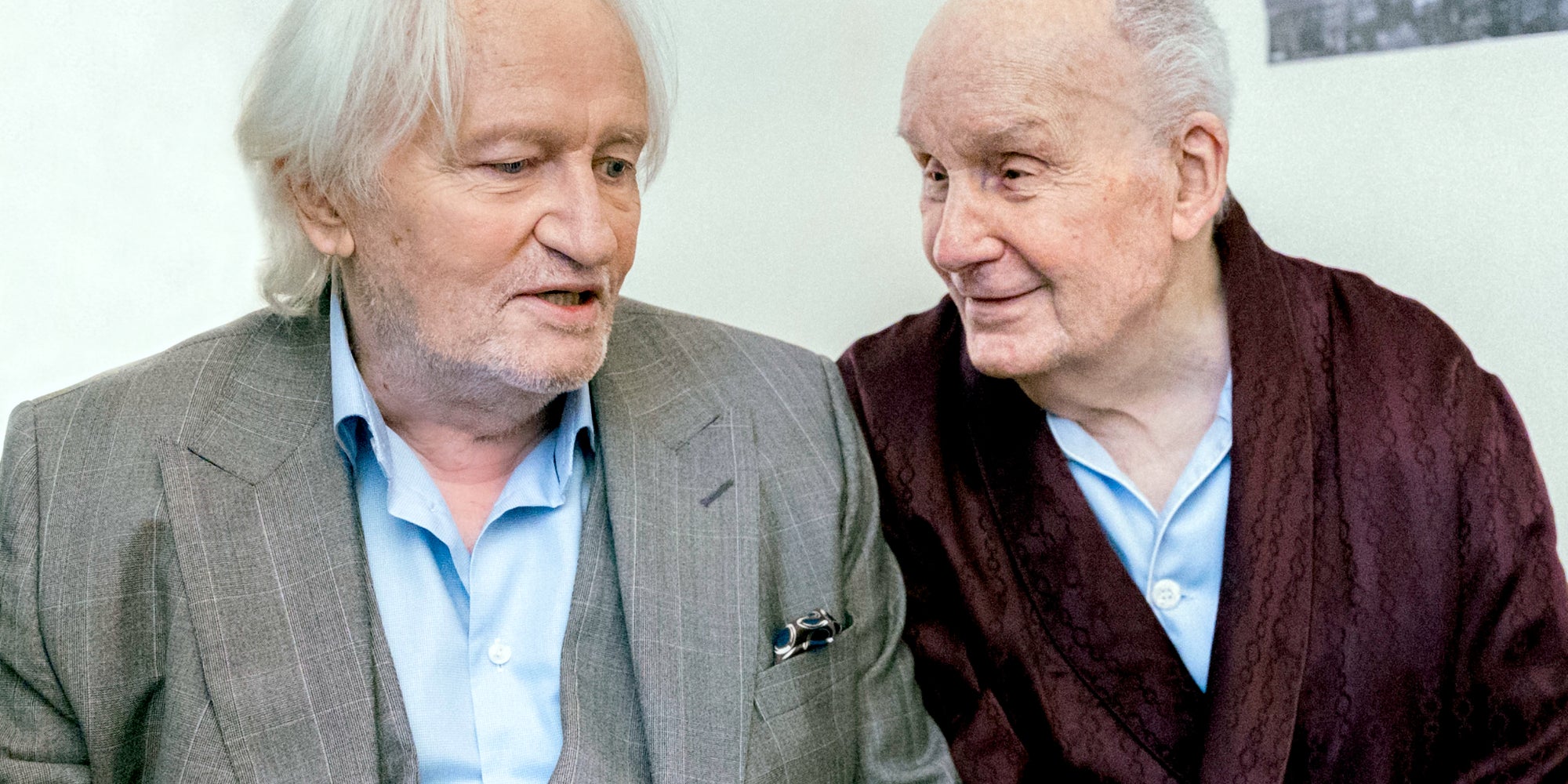 Niels Arestrup et Michel Bouquet en 2020 dans le thriller Villa Caprice