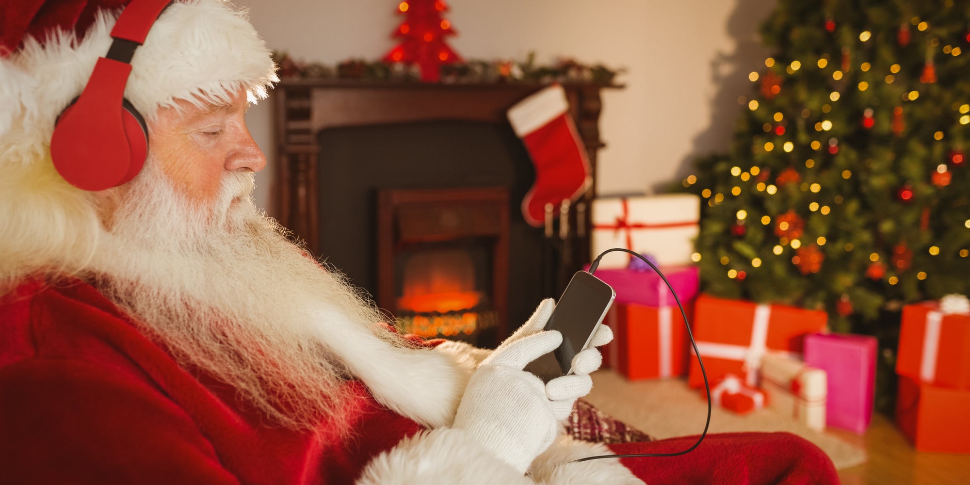Pour les fêtes, tout le monde a droit à sa playlist ! Même le Père Noël...