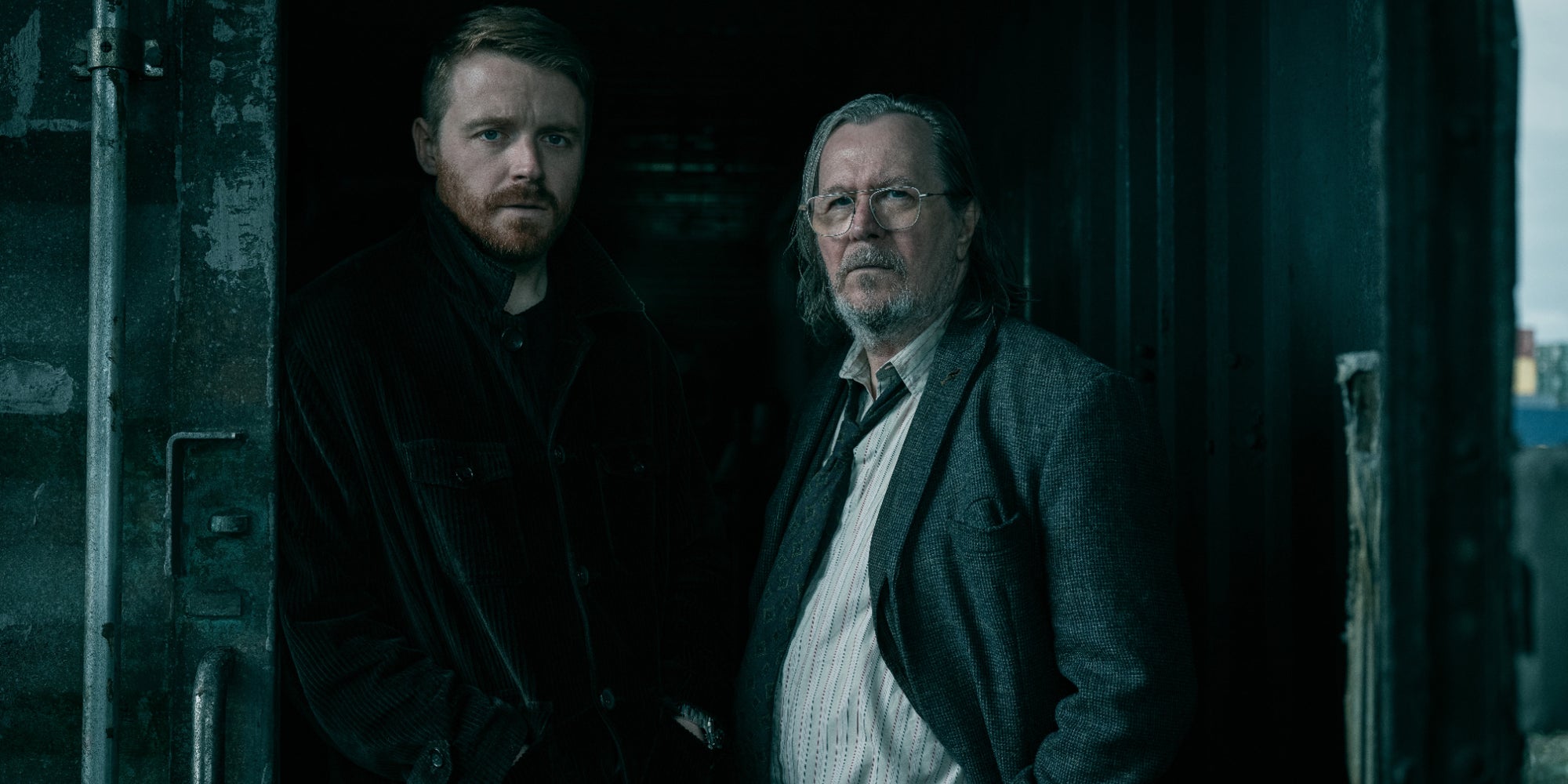 Jack Lowden et Sir Gary Oldman dans "Slow Horses", à voir sur Apple TV.