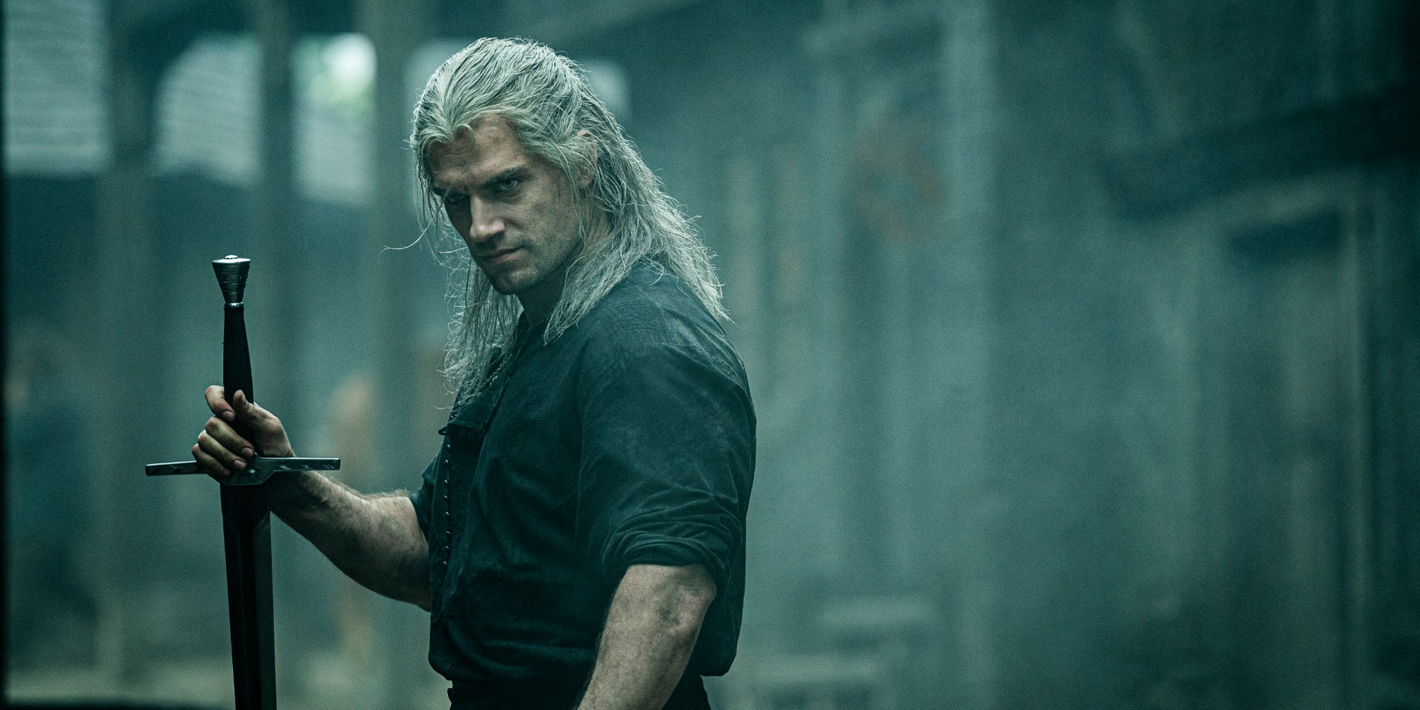 L'acteur Henry Cavill, dans The Witcher.