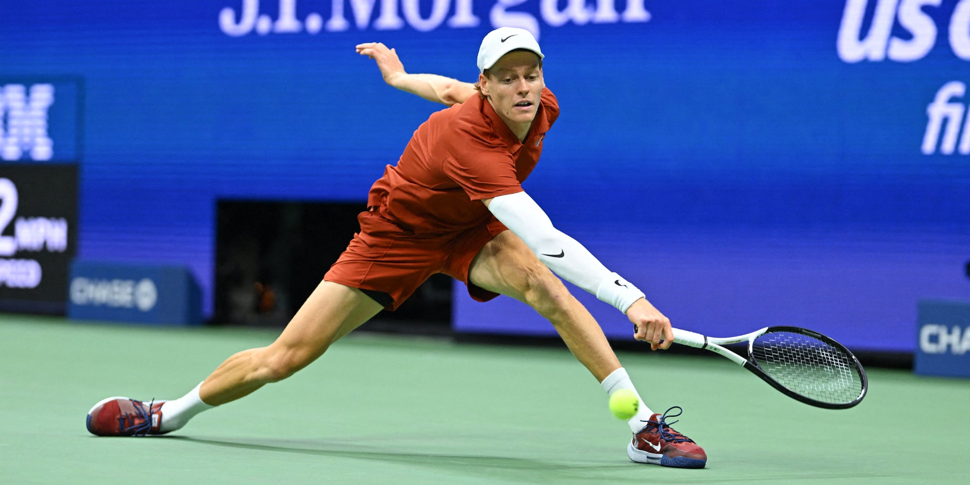 Jannik Sinner lors de la finale de l'US Open 2025.
