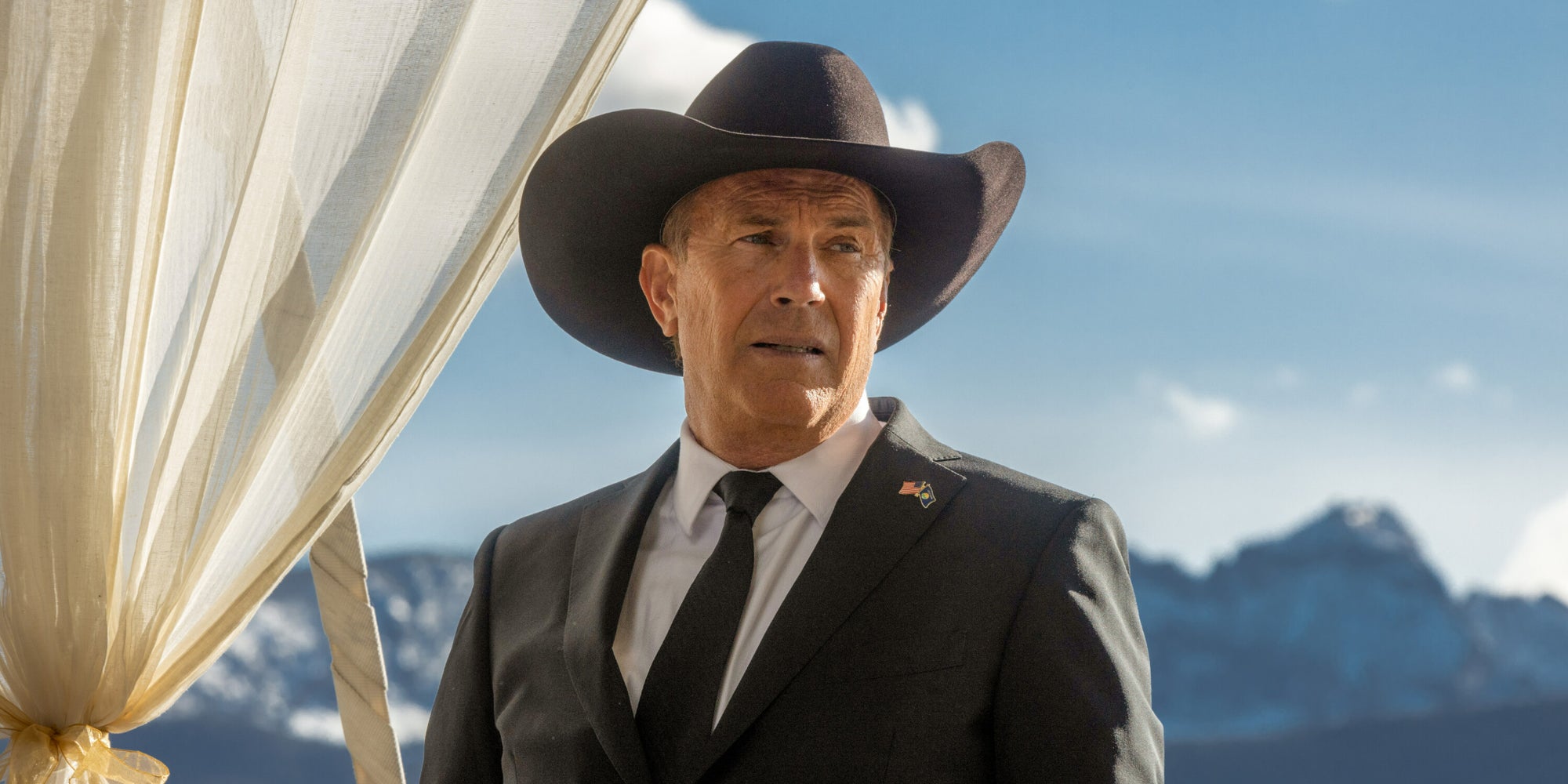 Kevin Costner incarne John Dutton dans la série "Yellowstone".
