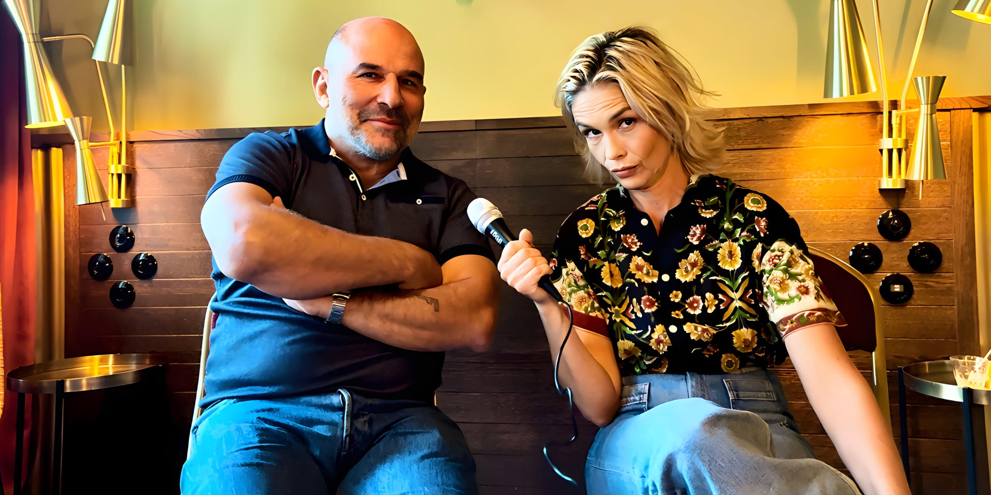 Vincent Moscato et Barbara Schulz sont à l'affiche de Super Bourés, comédie déjantée de la rentrée.