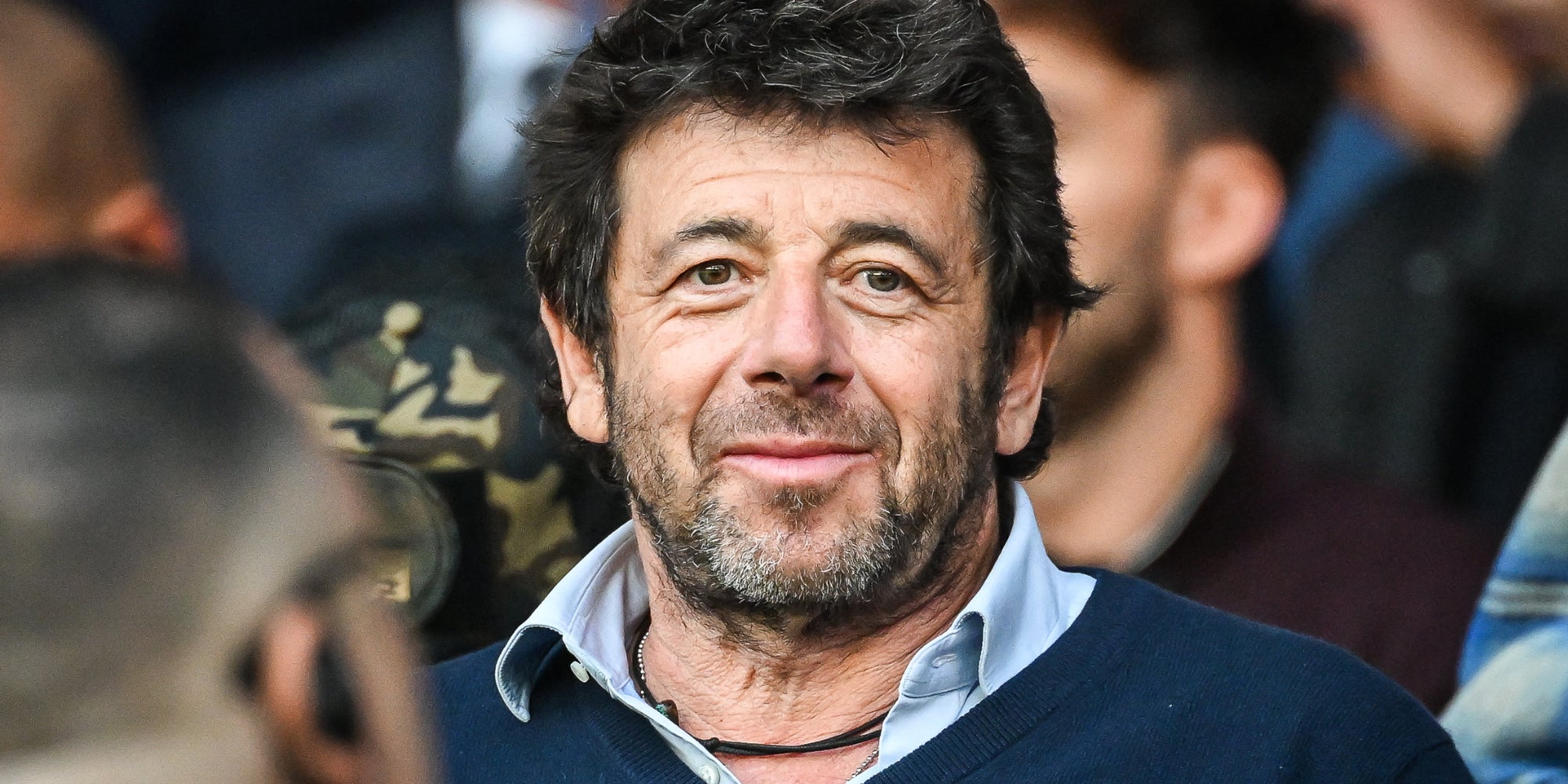 Patrick Bruel lors d’un match de Ligue des Champions entre le PSG et le Borussia Dortmund, le 7 mai 2024 au Parc des Princes.
