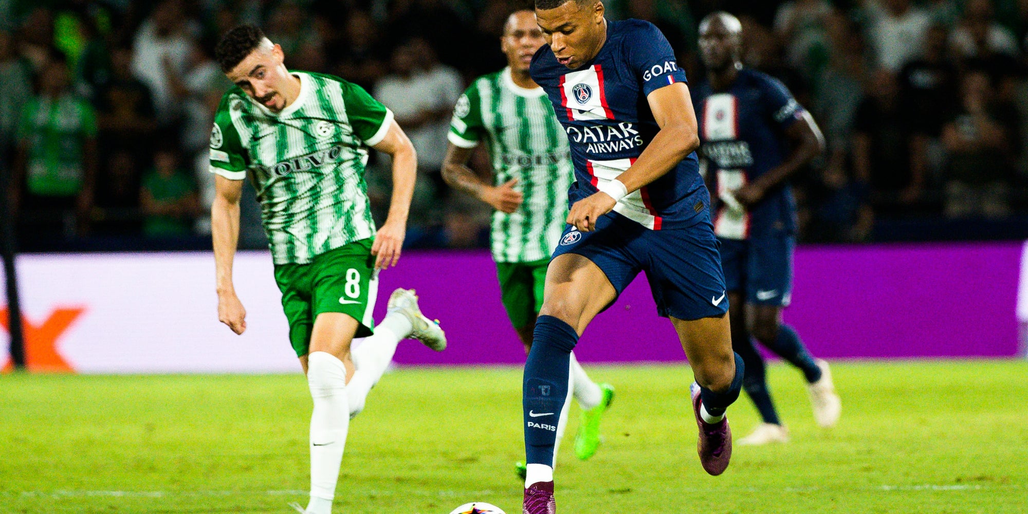Maccabi Haïfa - PSG en Ligue des Champions, le 14 septembre 2022 au stade Sammy Ofer, Israël