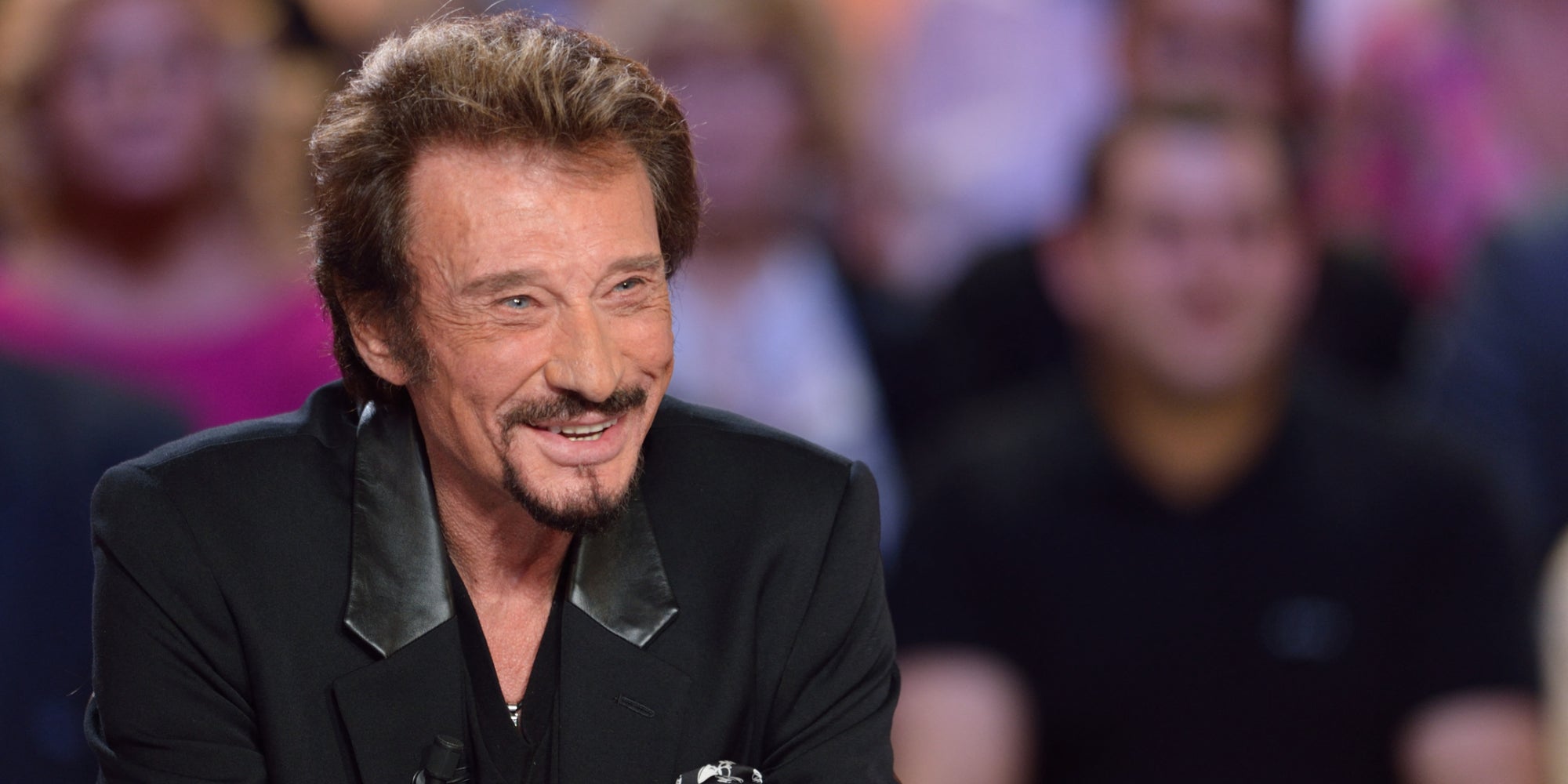 Johnny Hallyday invité dans l'émission "Le grand Journal" sur Canal+ pour parlar de son nouvel album "L'Attente", le 19 novembre 2012 à Paris. 
