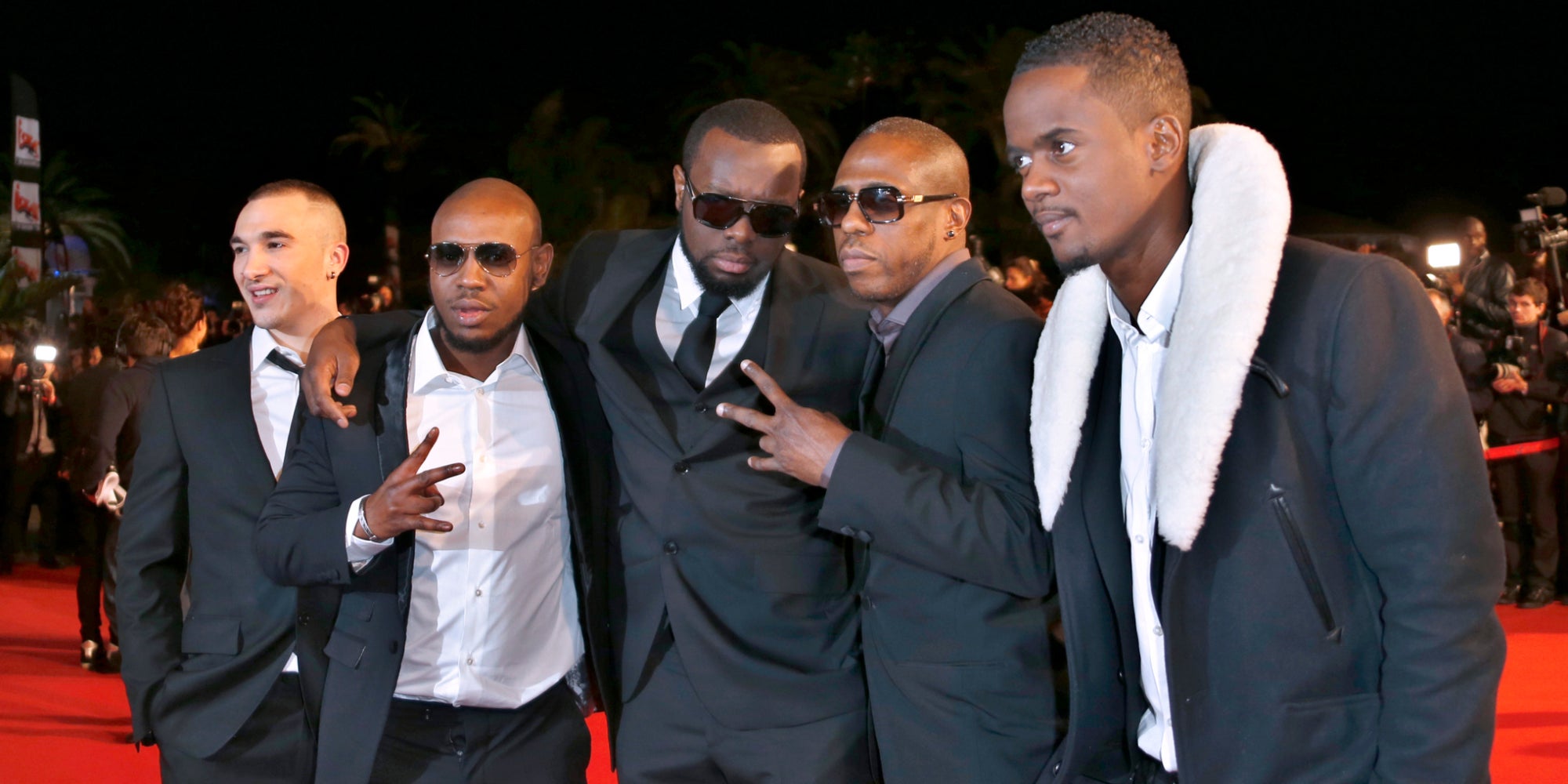 La Sexion d'Assaut à Cannes pour les NRJ Music Awards, le 26 janvier 2013.