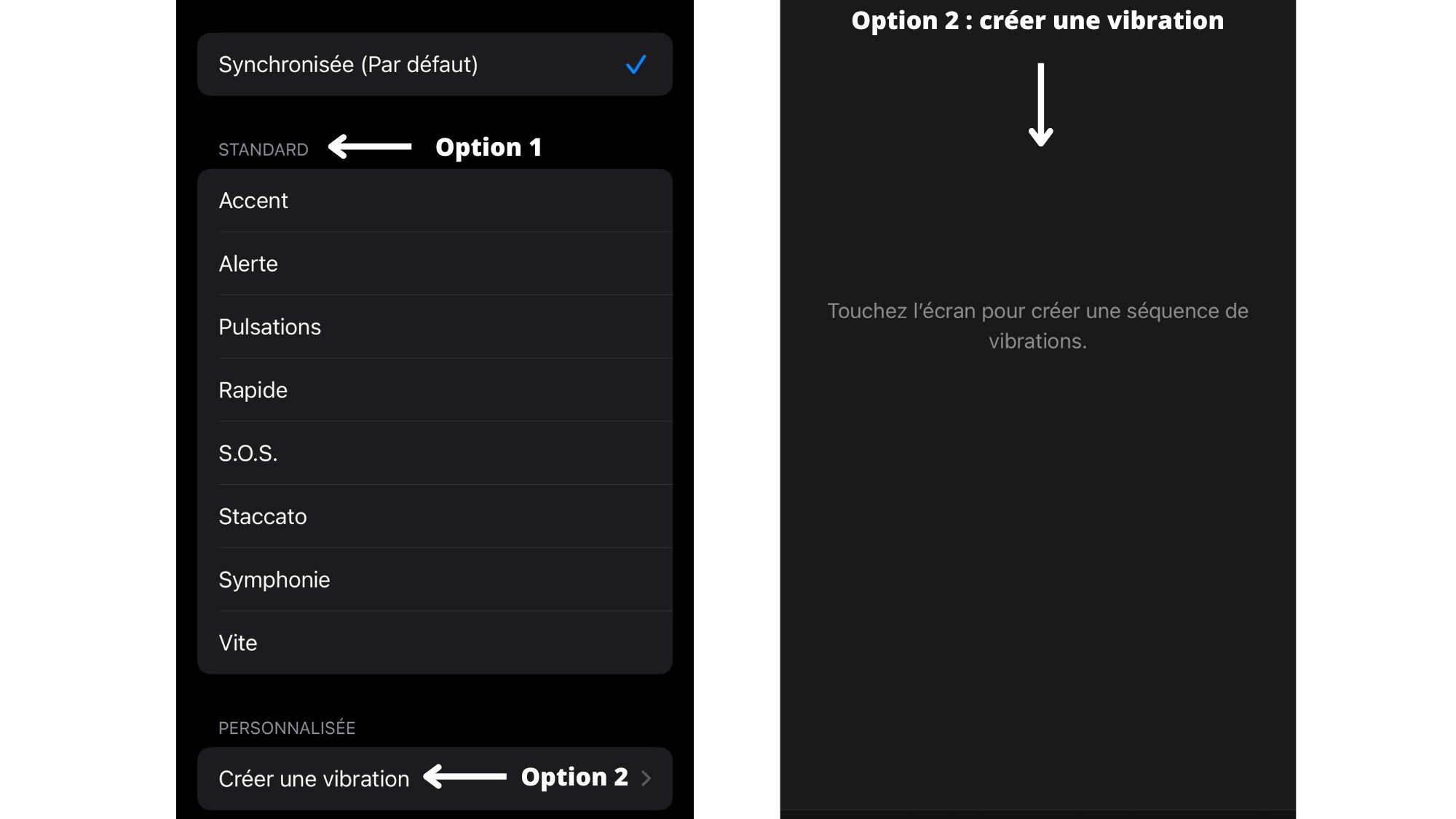 Voici comment changer votre vibreur et créer votre vibration personnalisée sur iPhone. Voici comment changer votre vibreur et créer votre vibration personnalisée sur iPhone.