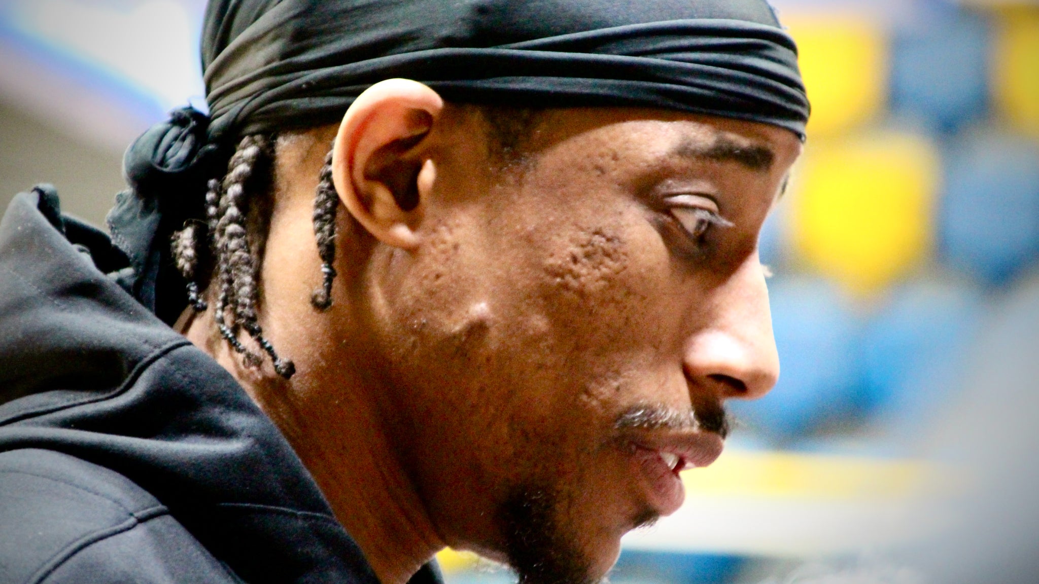 DeMar DeRozan, quintuple All-Star, à l'entraînement des Chicago Bulls, au Palais des Sports Marcel-Cerdan de Levallois, ce mercredi 18 janvier 2023.