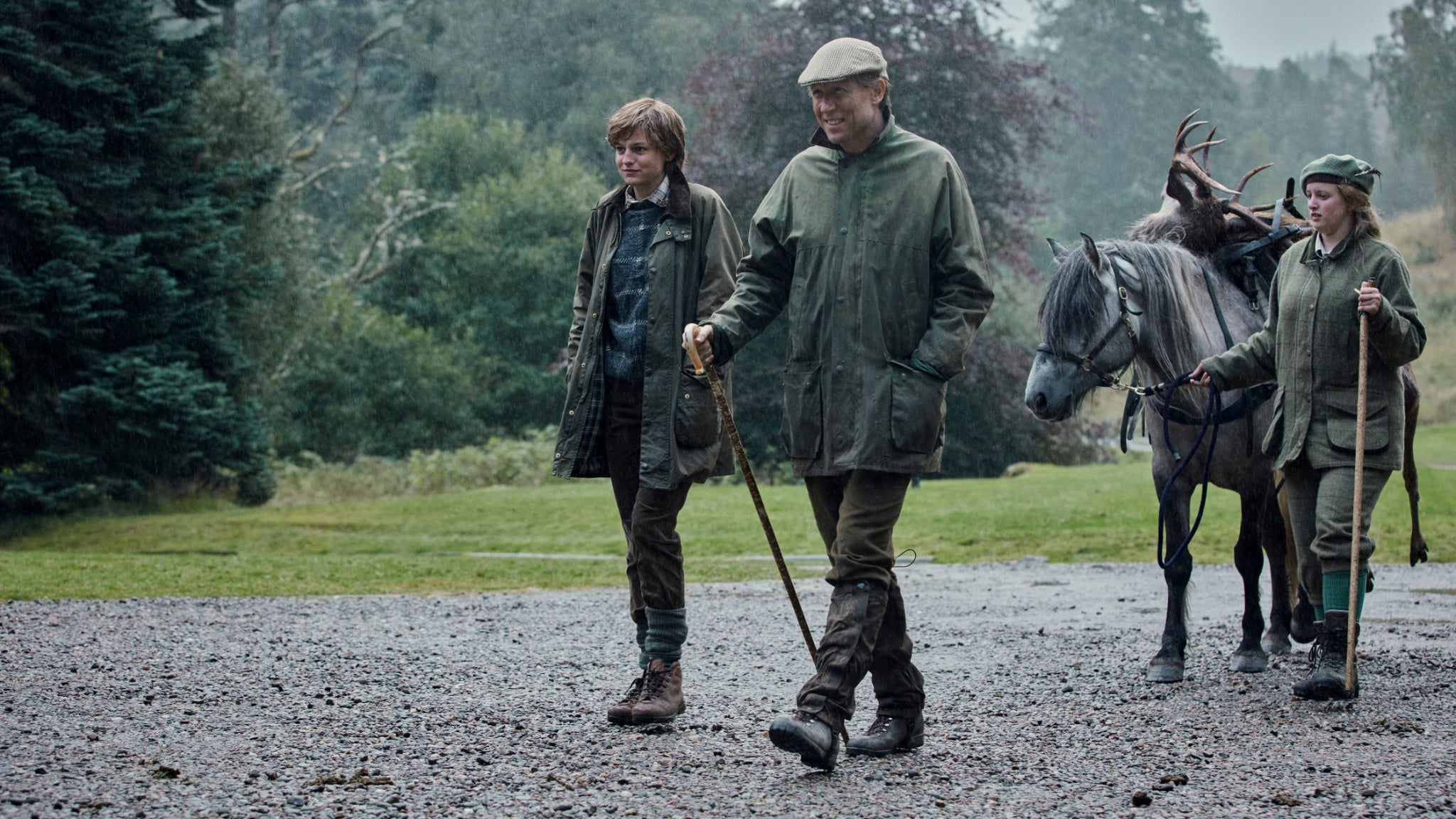 Emma Corrin et Tobias Menzies dans la peau de Diana Spencer et du prince Philip dans la saison 4 de "The Crown".