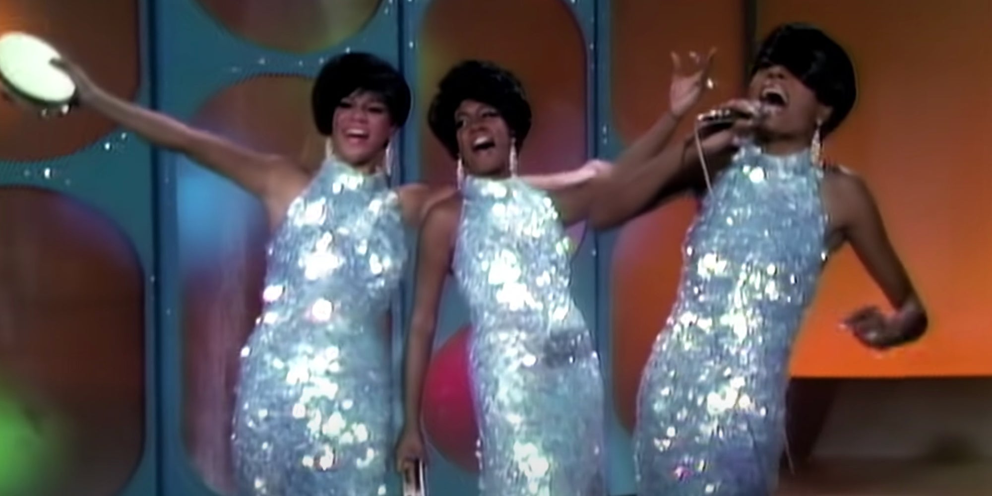 The Supremes sur le plateau du Ed Sullivan Show, en 1966.