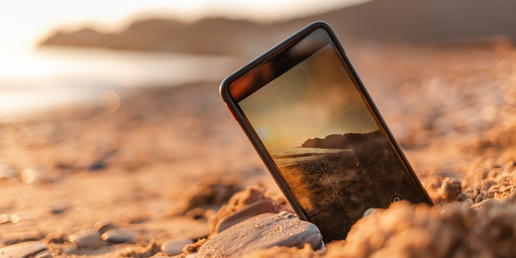 Sable et smartphone ne font souvent pas bon ménage.