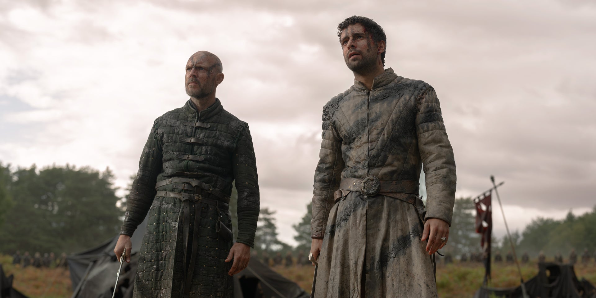 Richard Flood et Fabien Frankel dans "House of the Dragon".