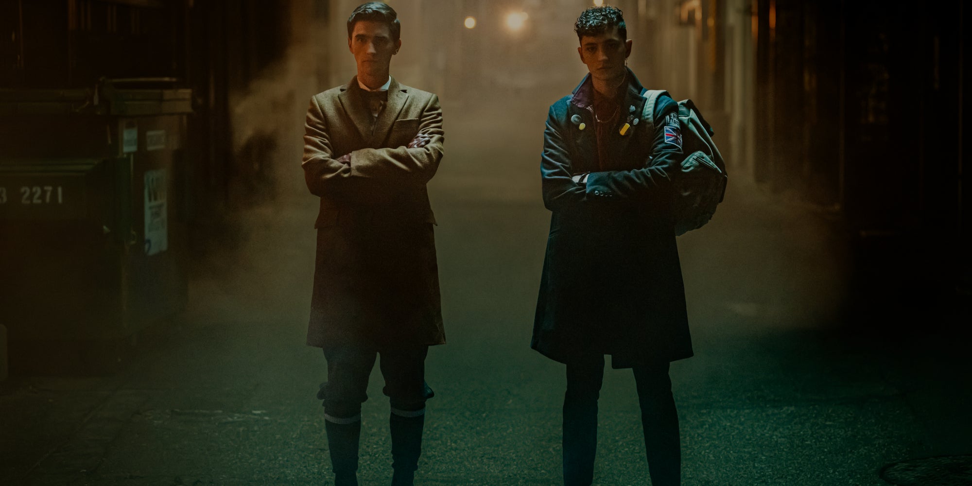 George Rexstrew et Jayden Revri dans la série ''Dead Boy Detectives'', à voir dès maintenant sur Netflix.