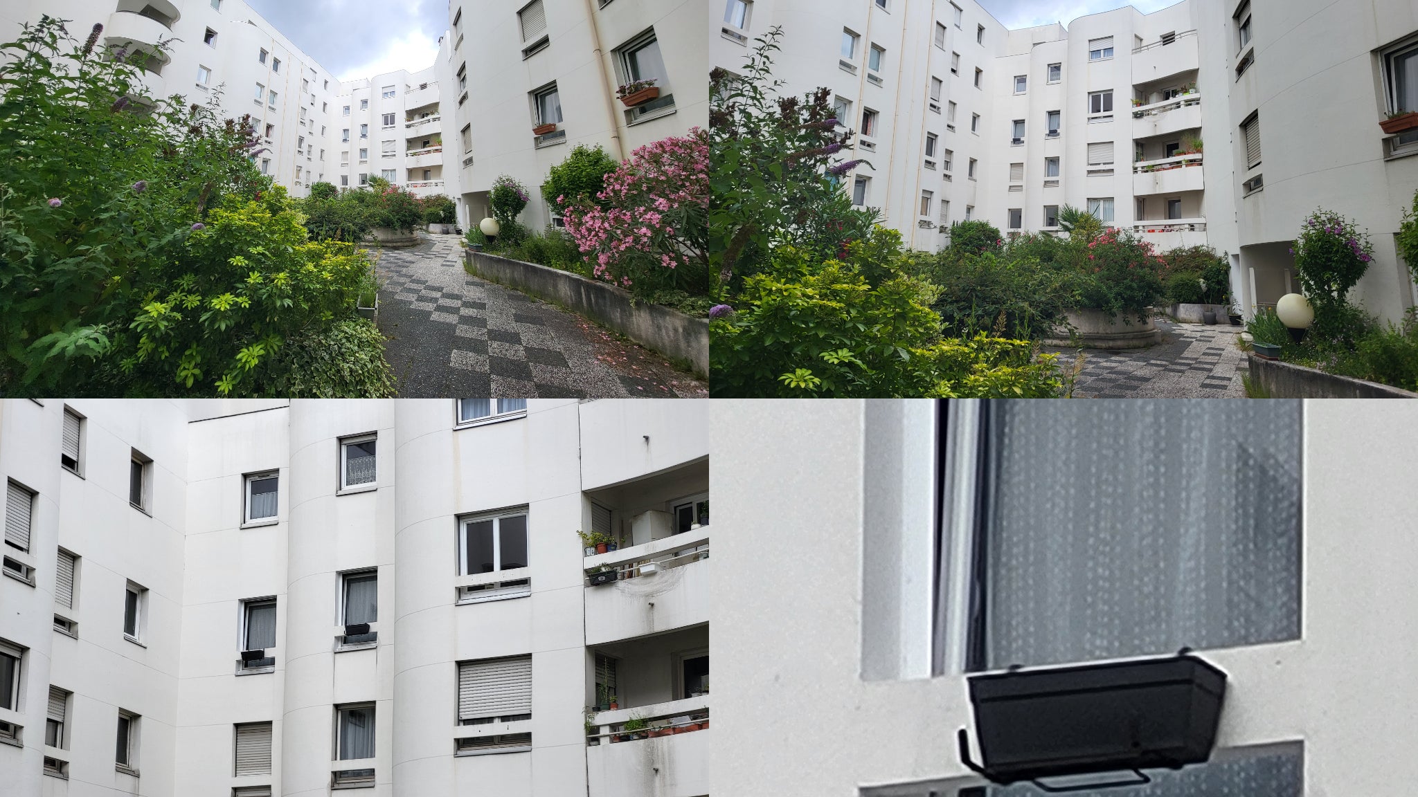 En ultra grand-angle (HG), en mode normal (HD), en zoom optique x3 (BG) ou en zoom numérique x30 (BD), les possibilités sont décuplées sur le Samsung Galaxy S21 FE.