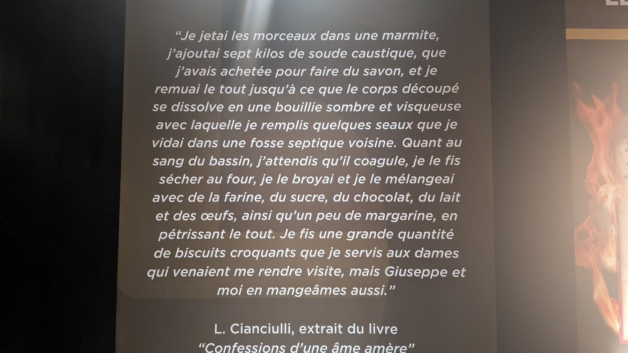 On retrouve également de lourds témoignages de tueurs