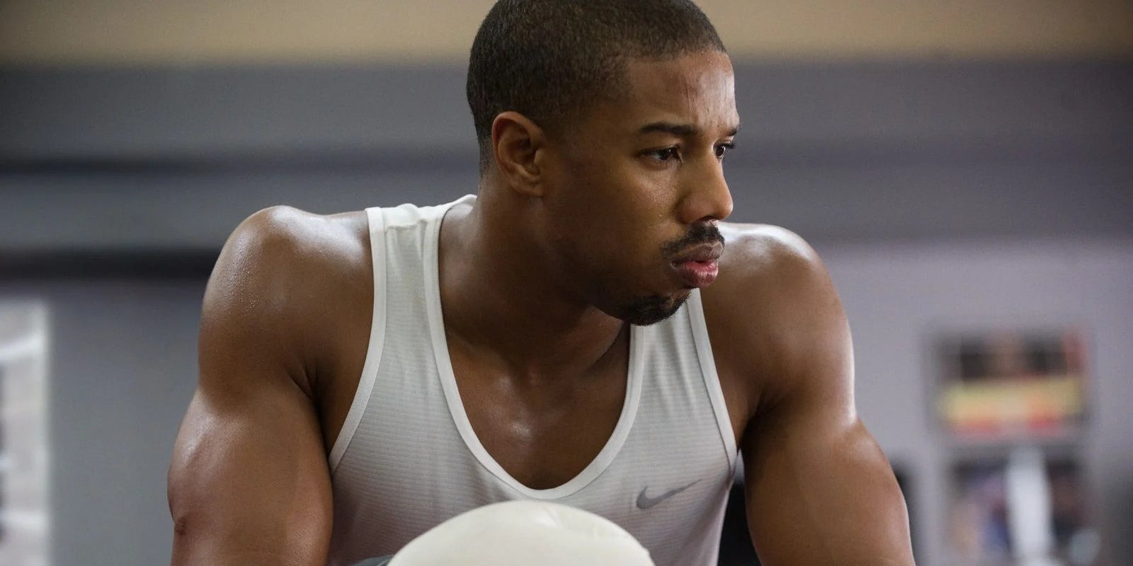 Adonis Creed (Michael B. Jordan) dans le film "Creed" de 2015. 