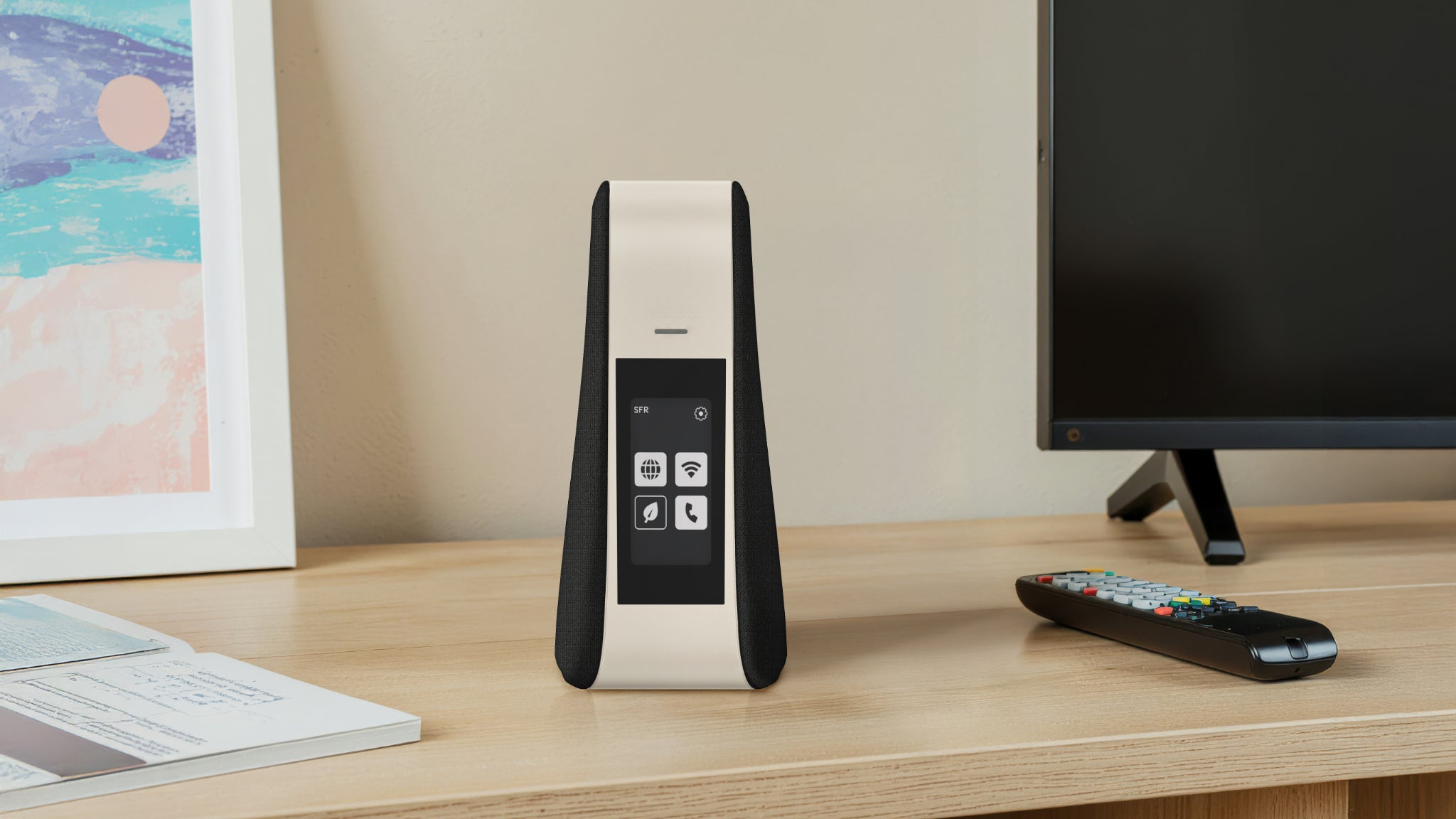 La SFR Box 10+ change radicalement de design, pour un look assurément moderne et premium.