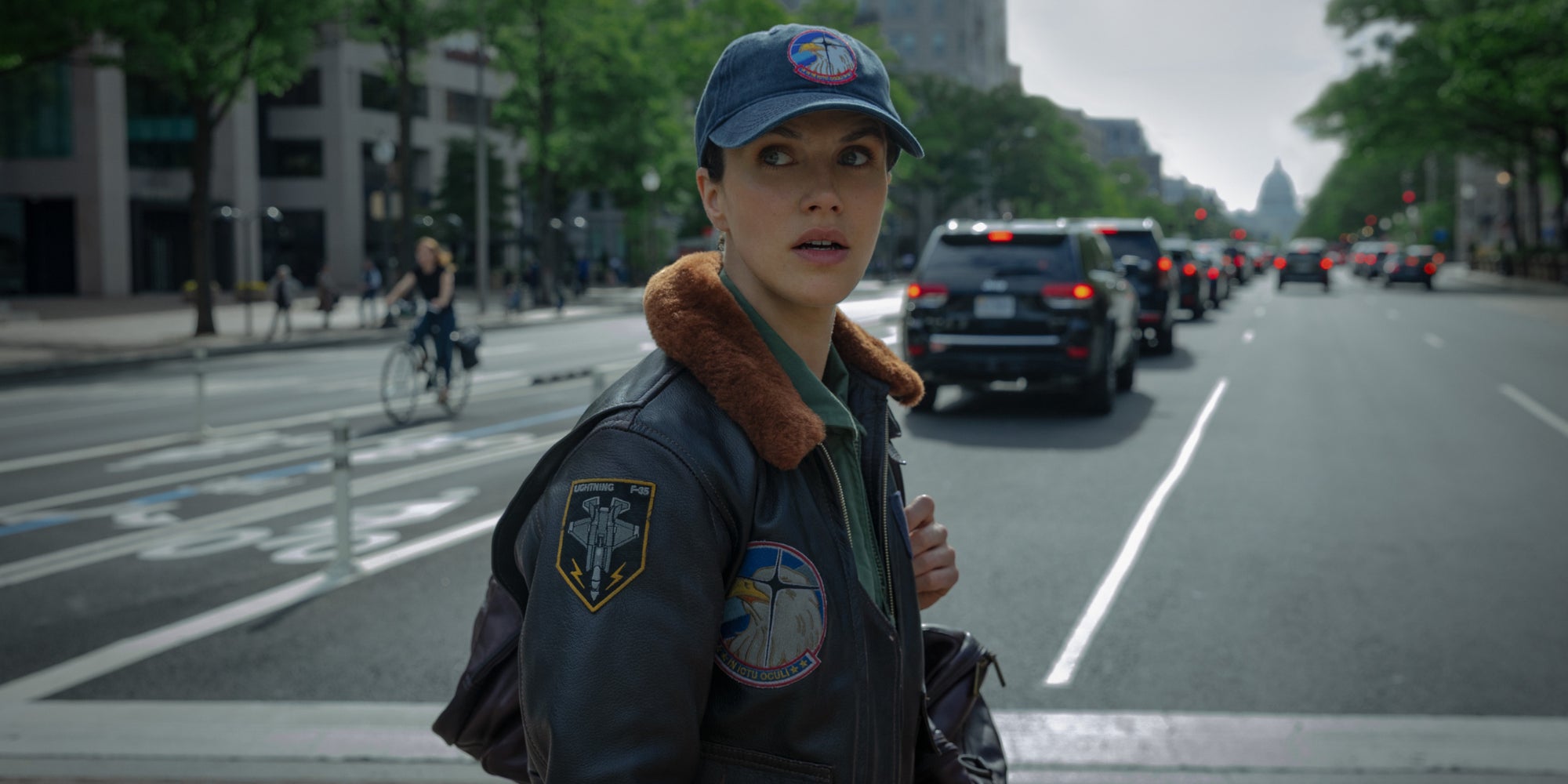 Jessica Brown Findlay dans "Silo", disponible à partir de ce 3 juillet sur Apple TV.