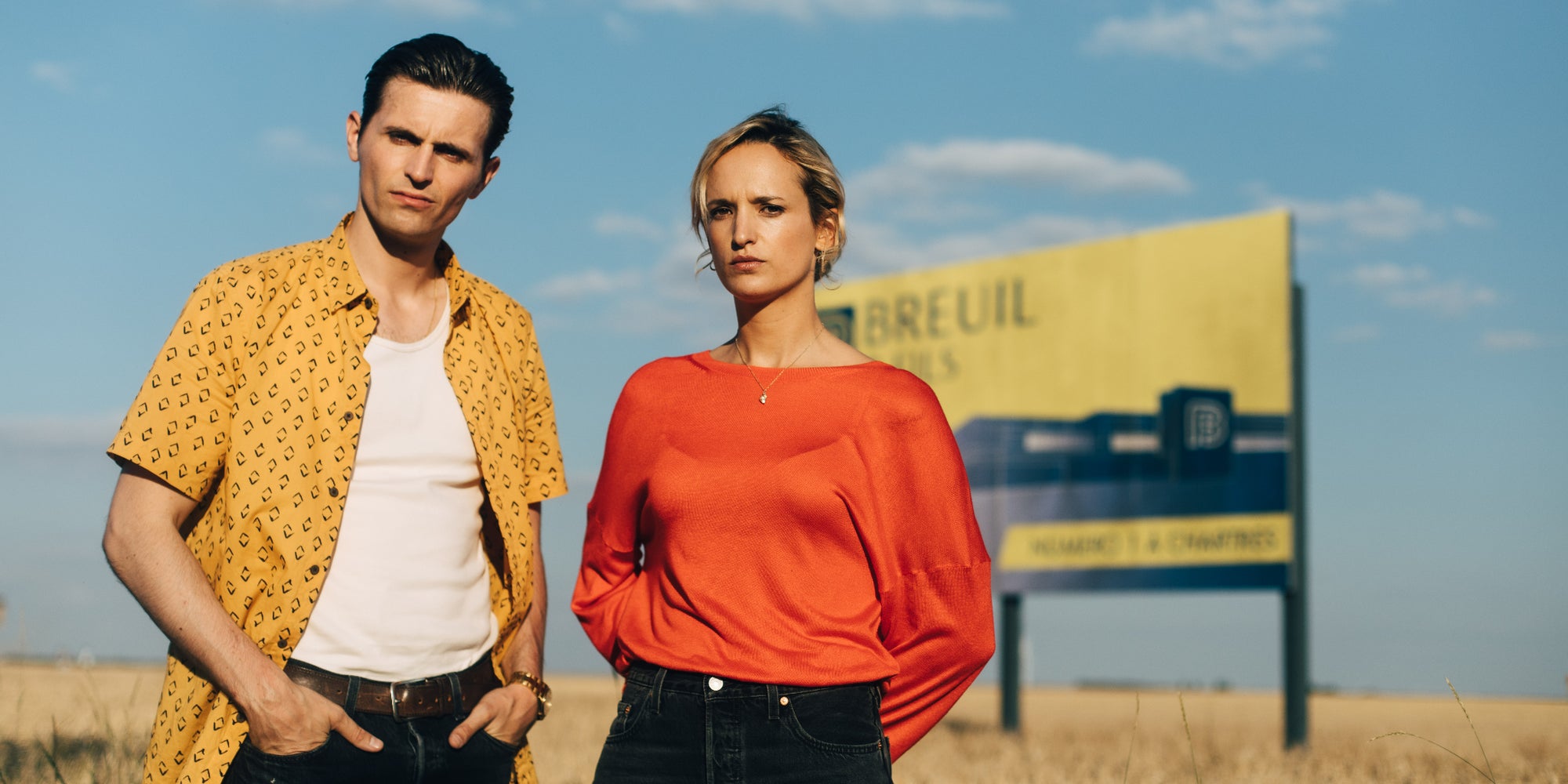 Raphaël Quenard et Agathe Rousselle, alias Daniel Sauveur et Virginie dans le film "Cash" sur Netflix. 