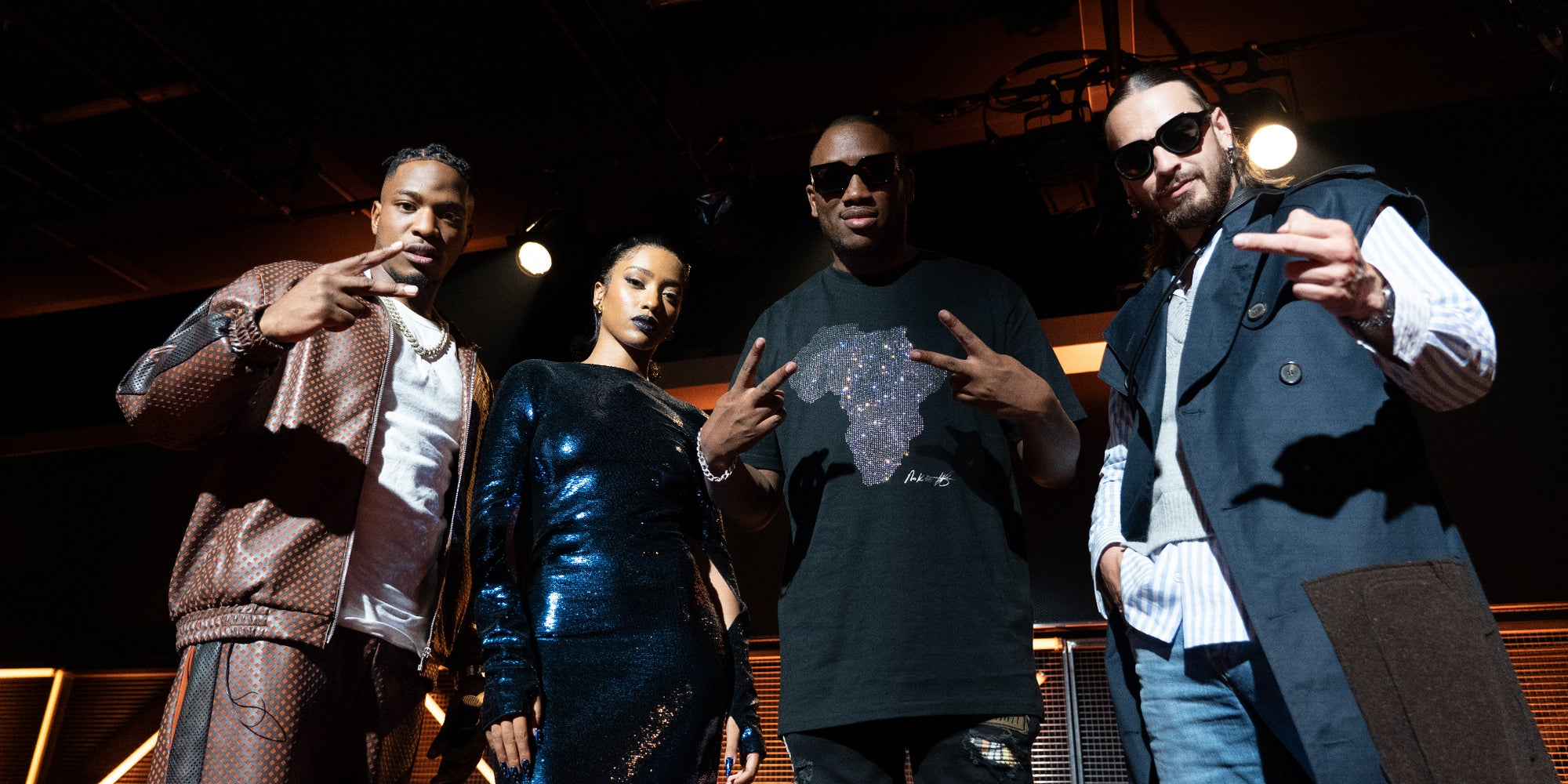 Les artistes Niska, Shay, Mokobé et SCH dans la première saison de ''Nouvelle École'' sur Netflix 