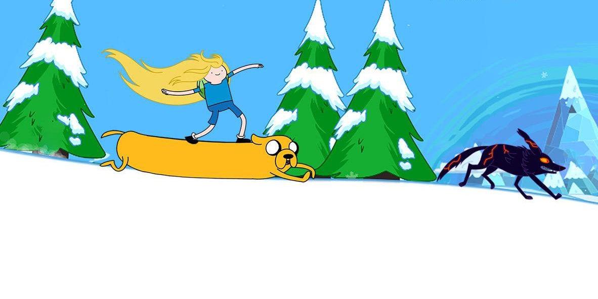 Surfez sur Jake pour dévaler les pistes !