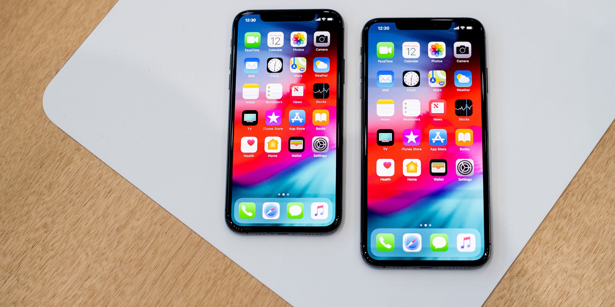 L'iPhone XS et l'iPhone XS Max présentés à Cupertino, le 12 Septembre 2018.