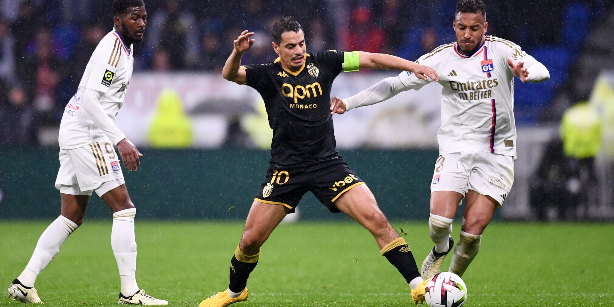 Wissam Ben Yedder lors de la rencontre OL - ASM, le 28 avril dernier au Groupama Stadium (Lyon).