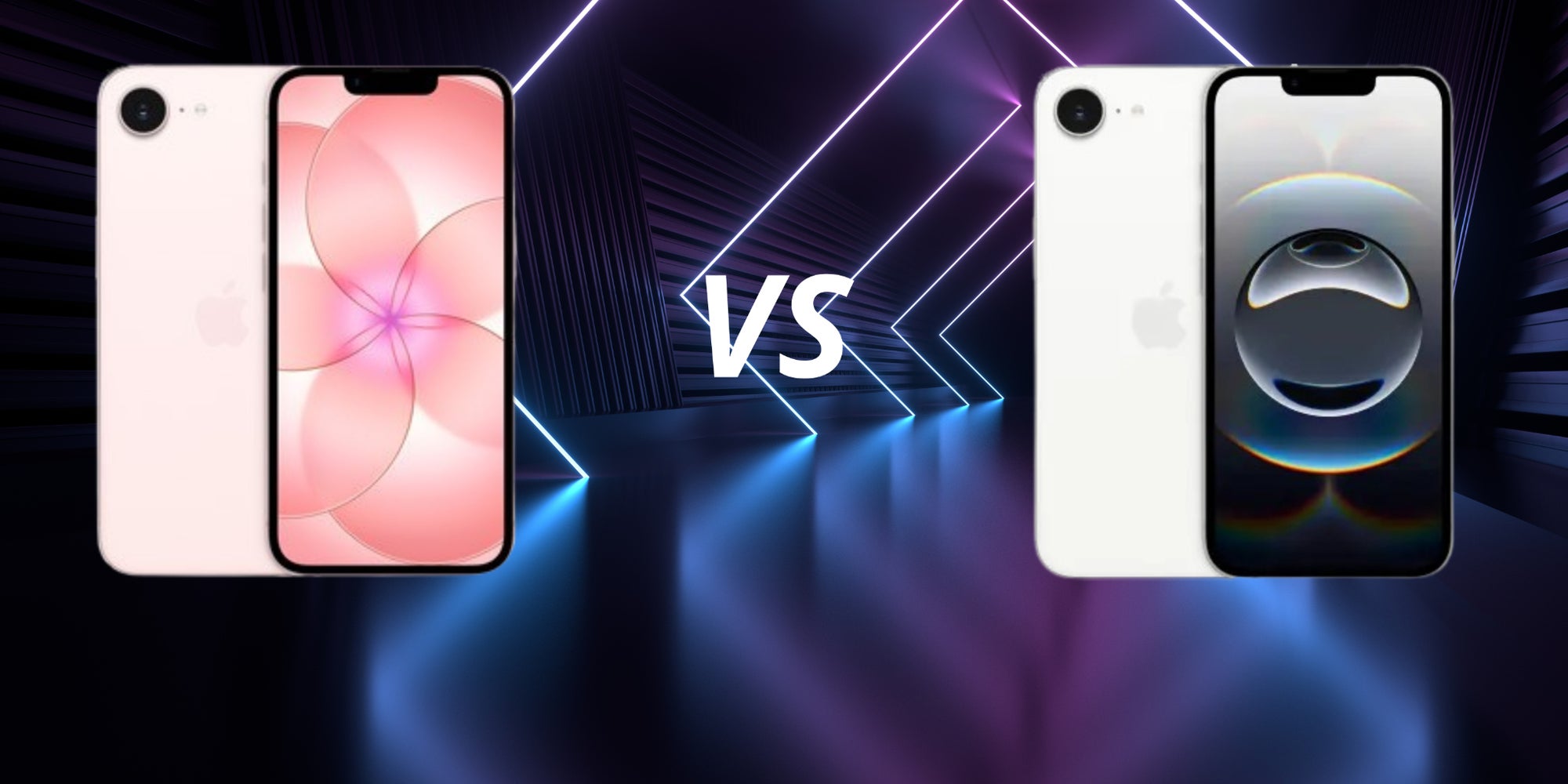 Quelles sont les différences entre les deux iPhone abordables d'Apple, le17e à gauche et le 16e à droite ?