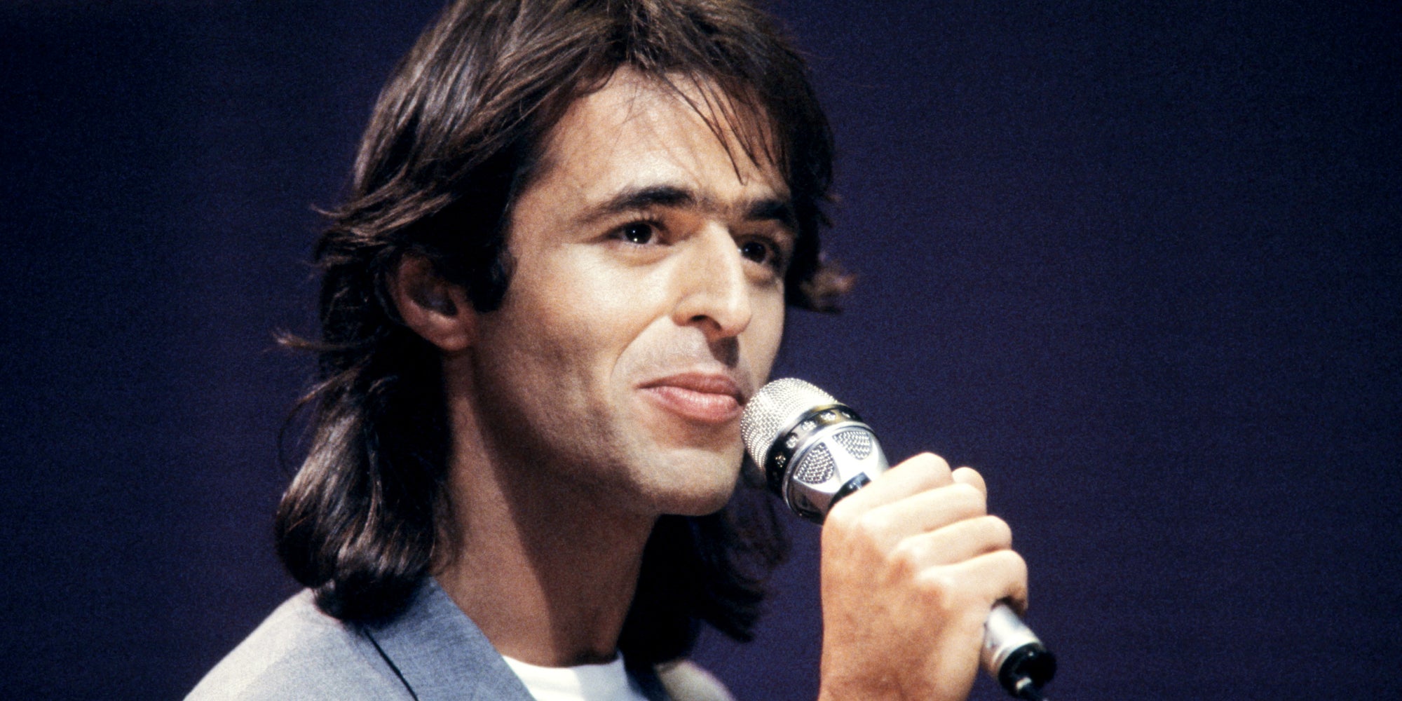 Jean-Jacques Goldman dans l'émission "La Nouvelle Affiche" à Bordeaux, le 7 janvier 1987.