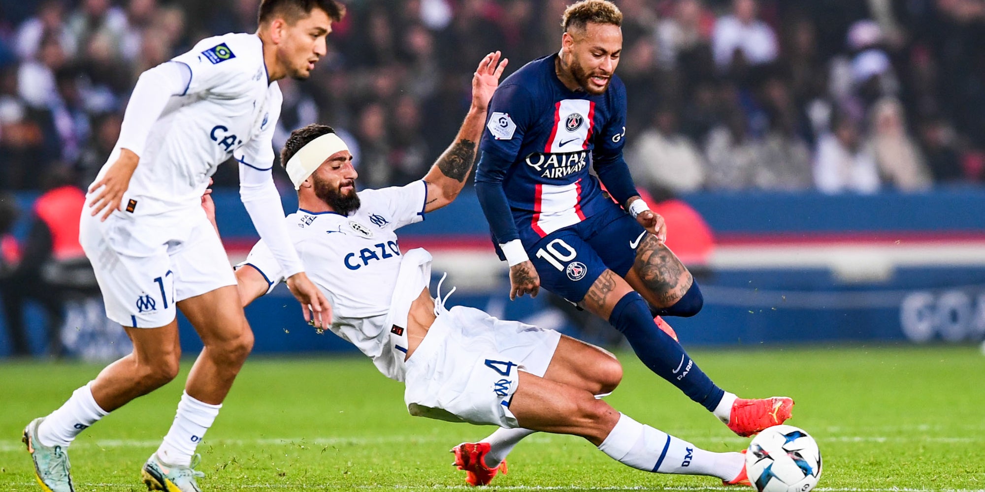 PSG - OM lors de la 11e journée de Ligue 1, le 16 octobre 2022 au Parc des Princes, Paris