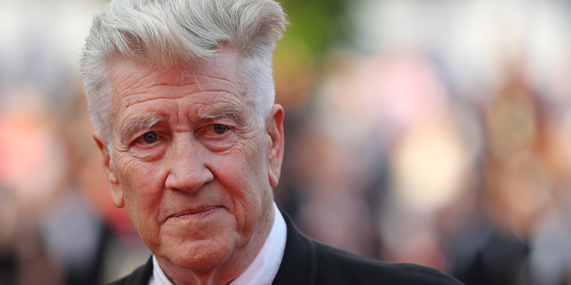 David Lynch au Festival de Cannes pour présenter la troisième saison de Twin Peaks, le 25 mai 2017