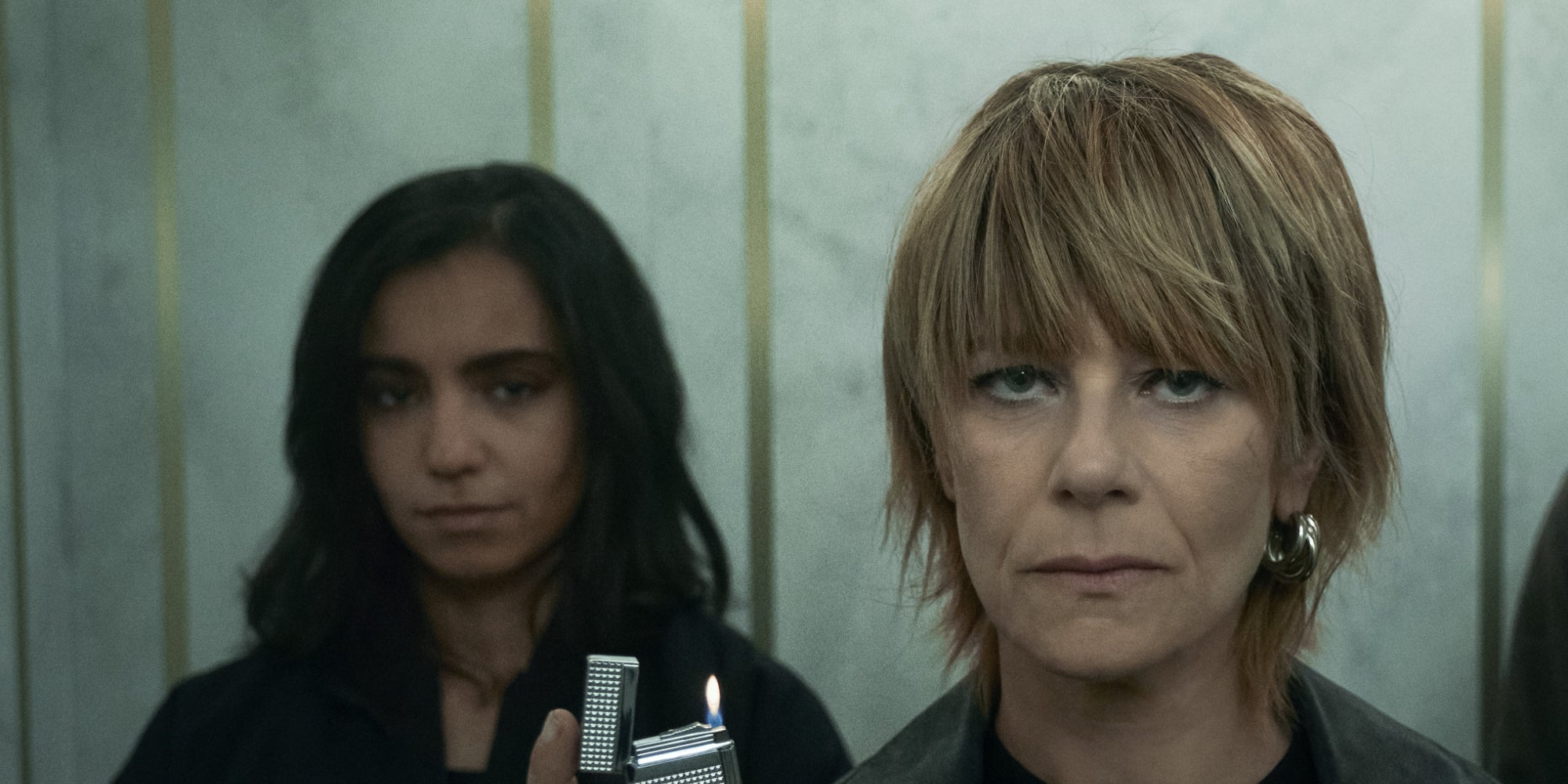 Lina El Arabi et Marina Foïs dans "Furies : Resistance", à découvrir sur Netflix.