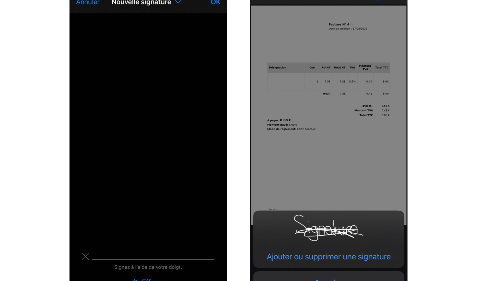 Voici comment ajouter une signature sur son iPhone
