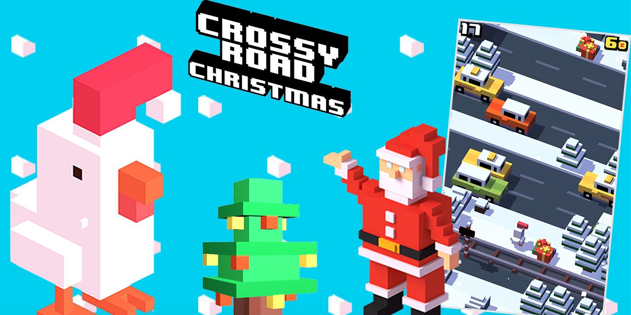 Le jeu Crossy Road Christmas est disponible sur SFR Jeux illimité