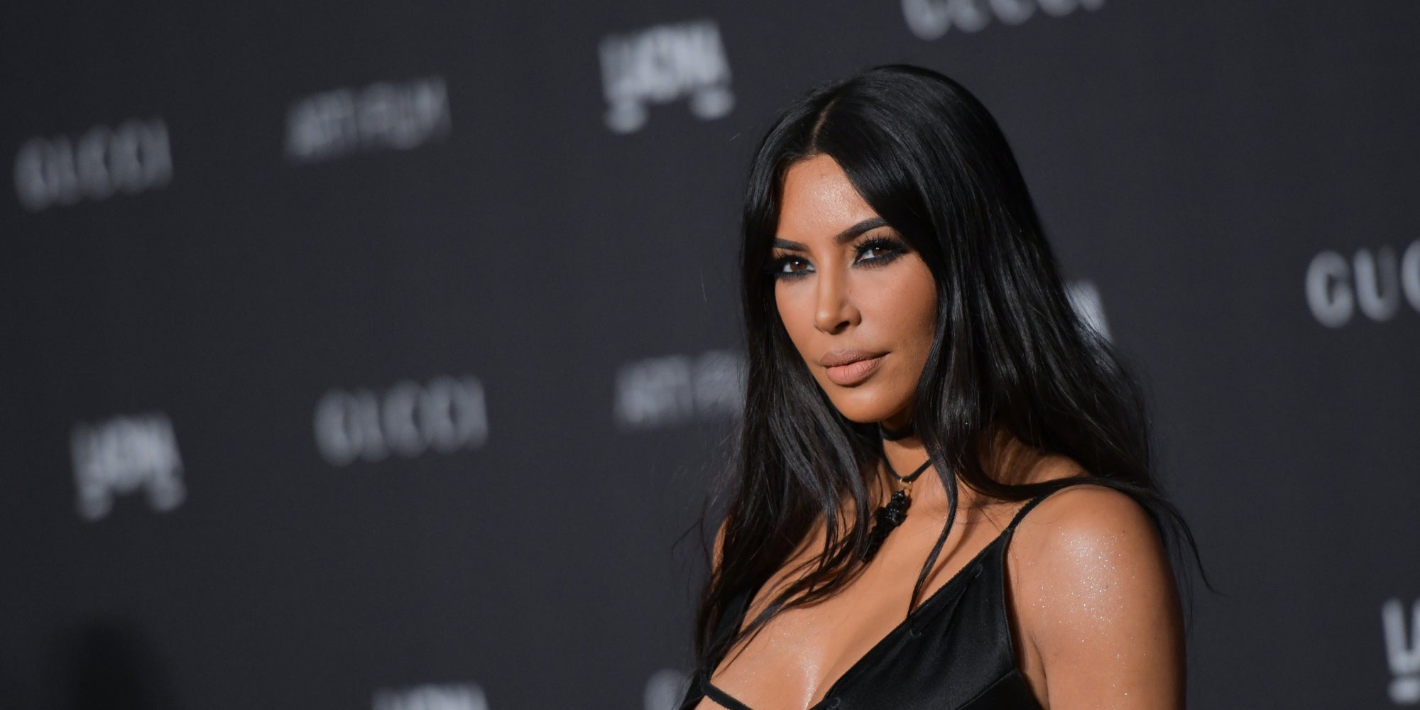 Kim Kardashian au glala LACMA Art+Film à Los Angles en 2018.
