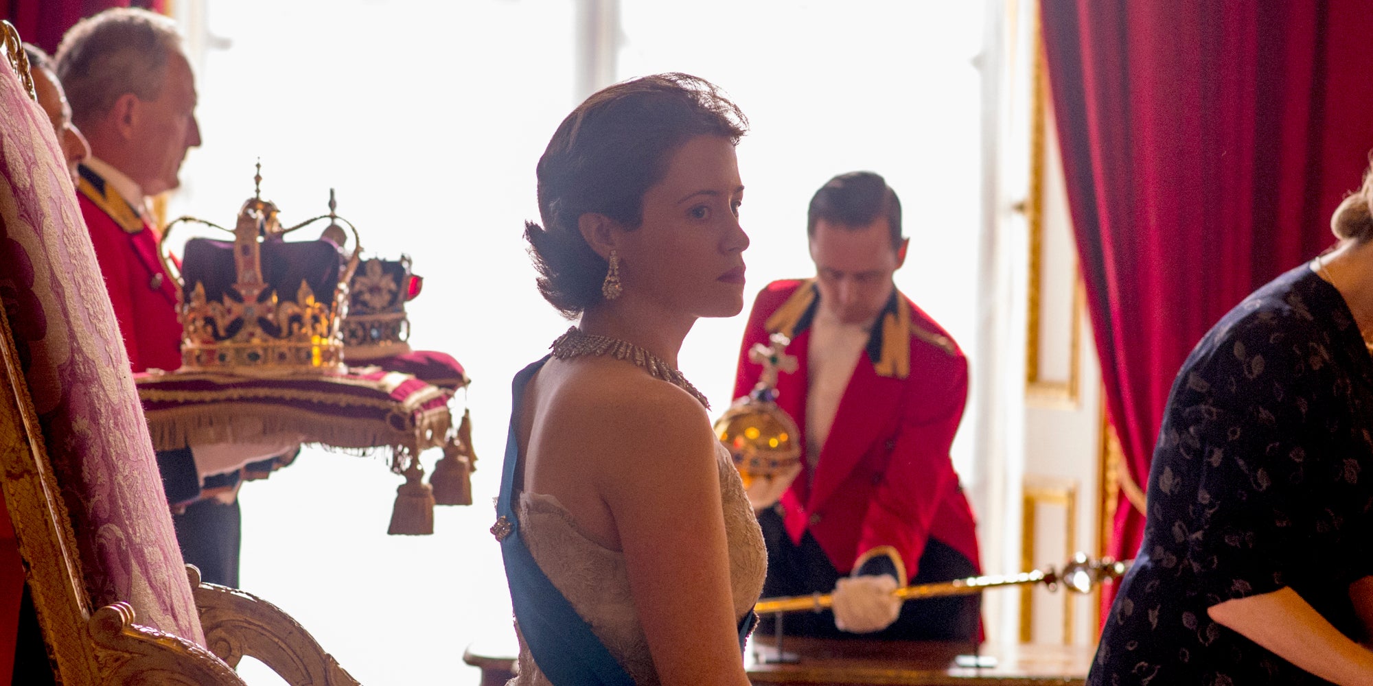 Claire Foy, interprète de la reine Elizabeth II dans les deux premières saisons de la série Netflix "The Crown".