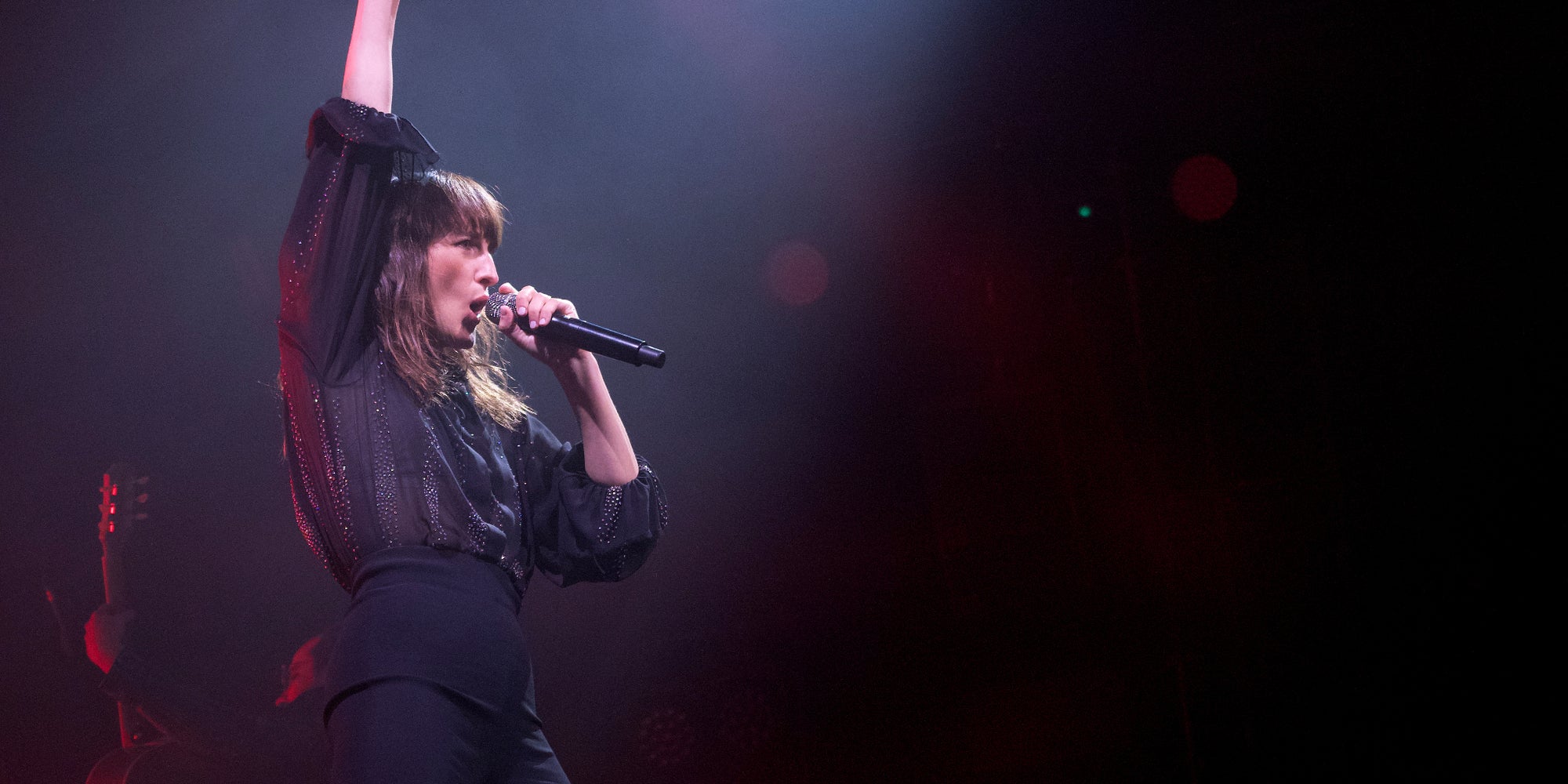Juliette Armanet sur la scène du Printemps de Bourges, le 20 avril 2022.