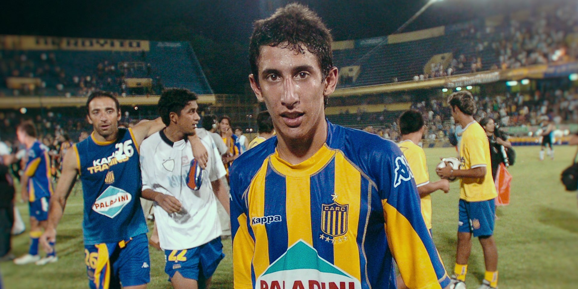 Le jeune Ángel Di María sous le maillot du Club Atlético Rosario Central.
