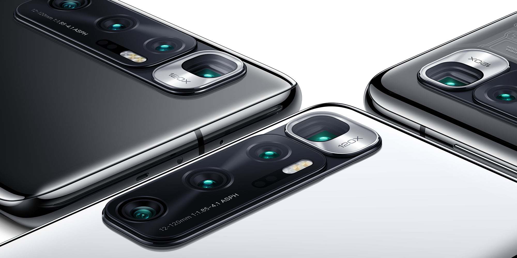 Xiaomi dévoile un téléobjectif à "Ultra Zoom" x120 sur le quadruple module caméra de son Mi 10 Ultra.