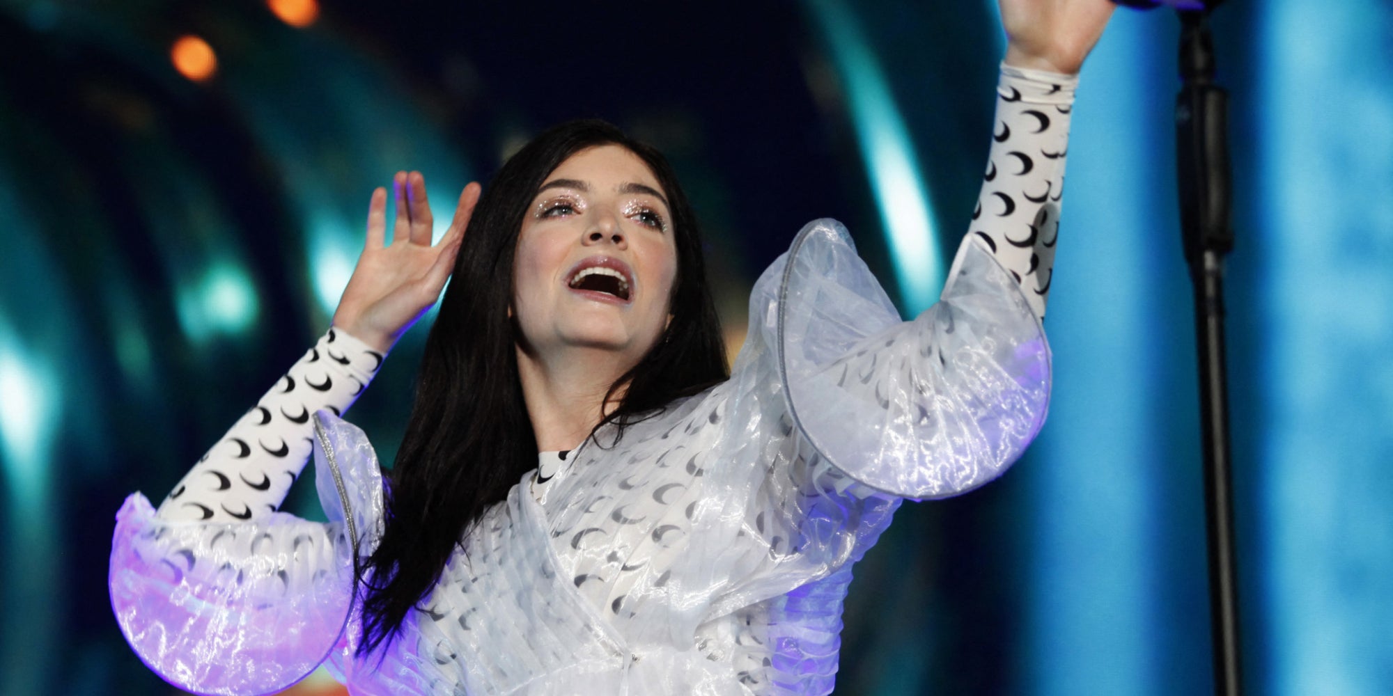 La chanteuse néo-zélandaise Lorde lors de son concert au Corona Capital Music Festival à Mexico, le 17 novembre 2018.