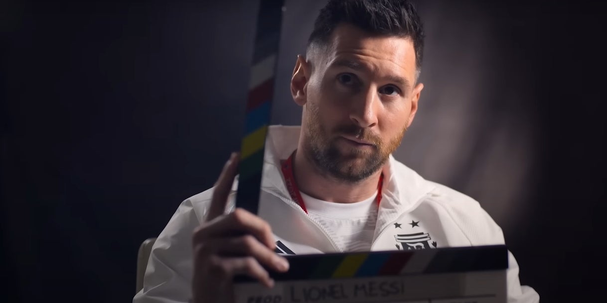 Lionel Messi dans le nouveau docu ''Capitaines de la Coupe du Monde'', disponible sur Netflix depuis ce samedi 30 décembre.