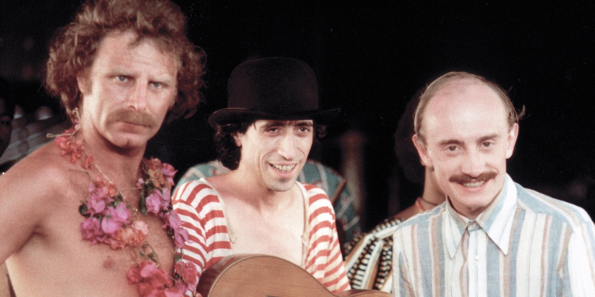 Guy Laporte et Michel Blanc dans Les Bronzés.